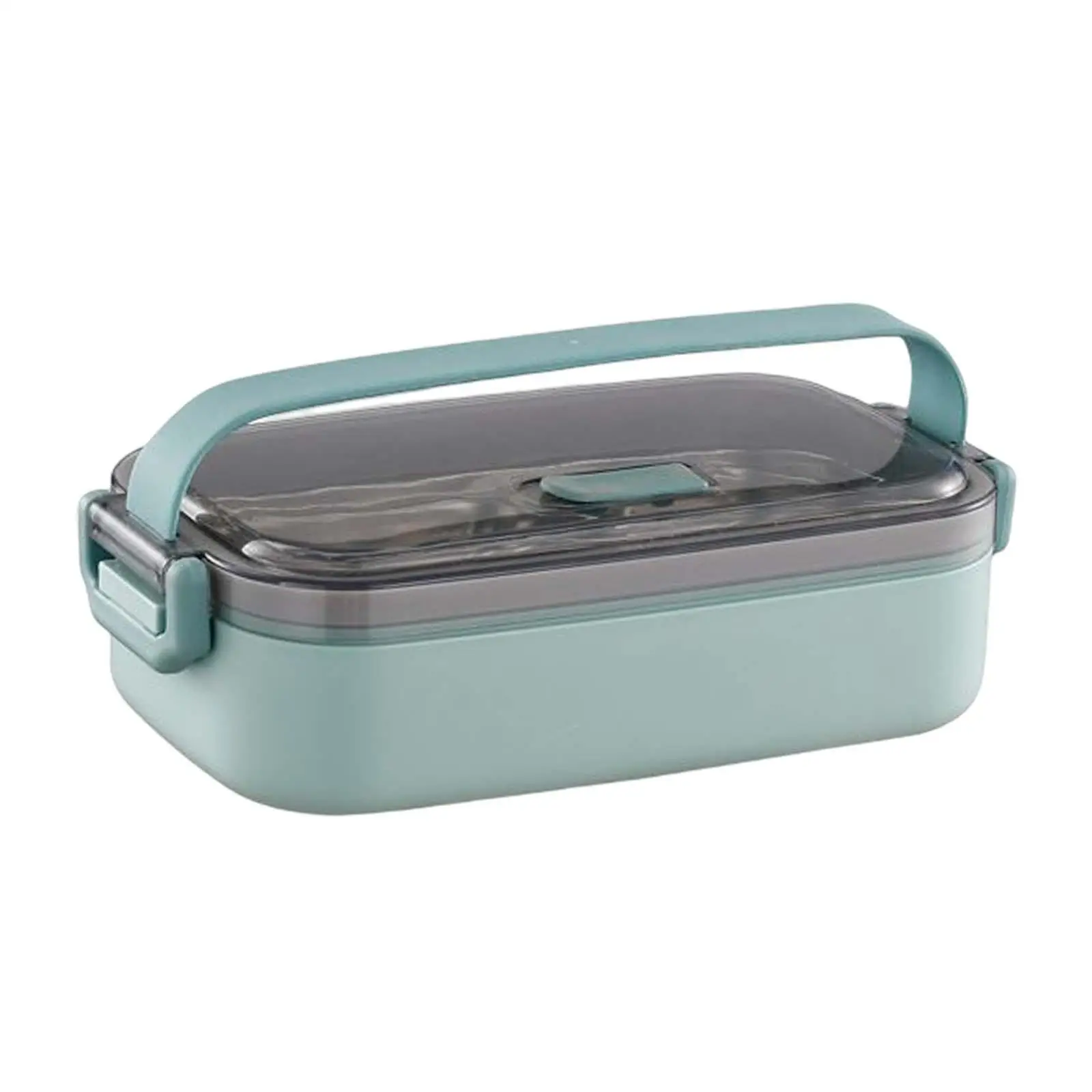 Japanese Style Lunch Box with Handle Large Capacity Bento Box Multifunctional Leakproof for Home Office Hiking Camping Travel