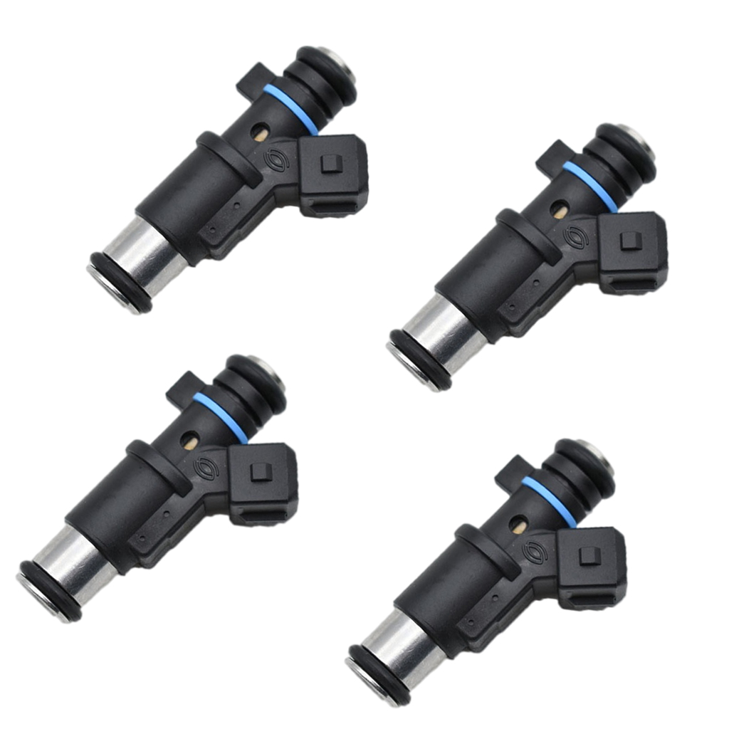 Set of 4 Vehicle Plastic Fuel Injectors 01F002A 348001 Replacement for Peugeot 106 206 306 307