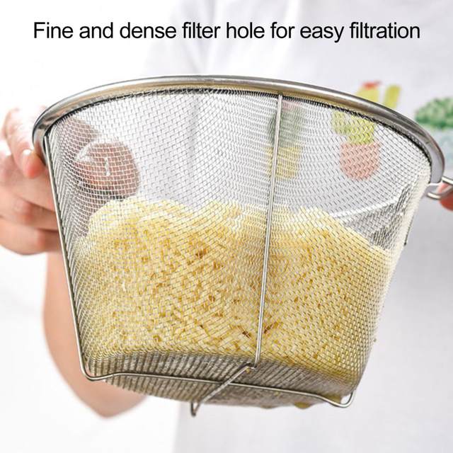 DOITOOL 2 Pcs Basket Folding Bracket Potato Basket Mini Fry Basket Fryer  Basket Turkey Frying Basket Strainer Basket for Frying Skimmer with Folding  Handle Skimmer for Kitchen Use Hot Pot - Yahoo Shopping