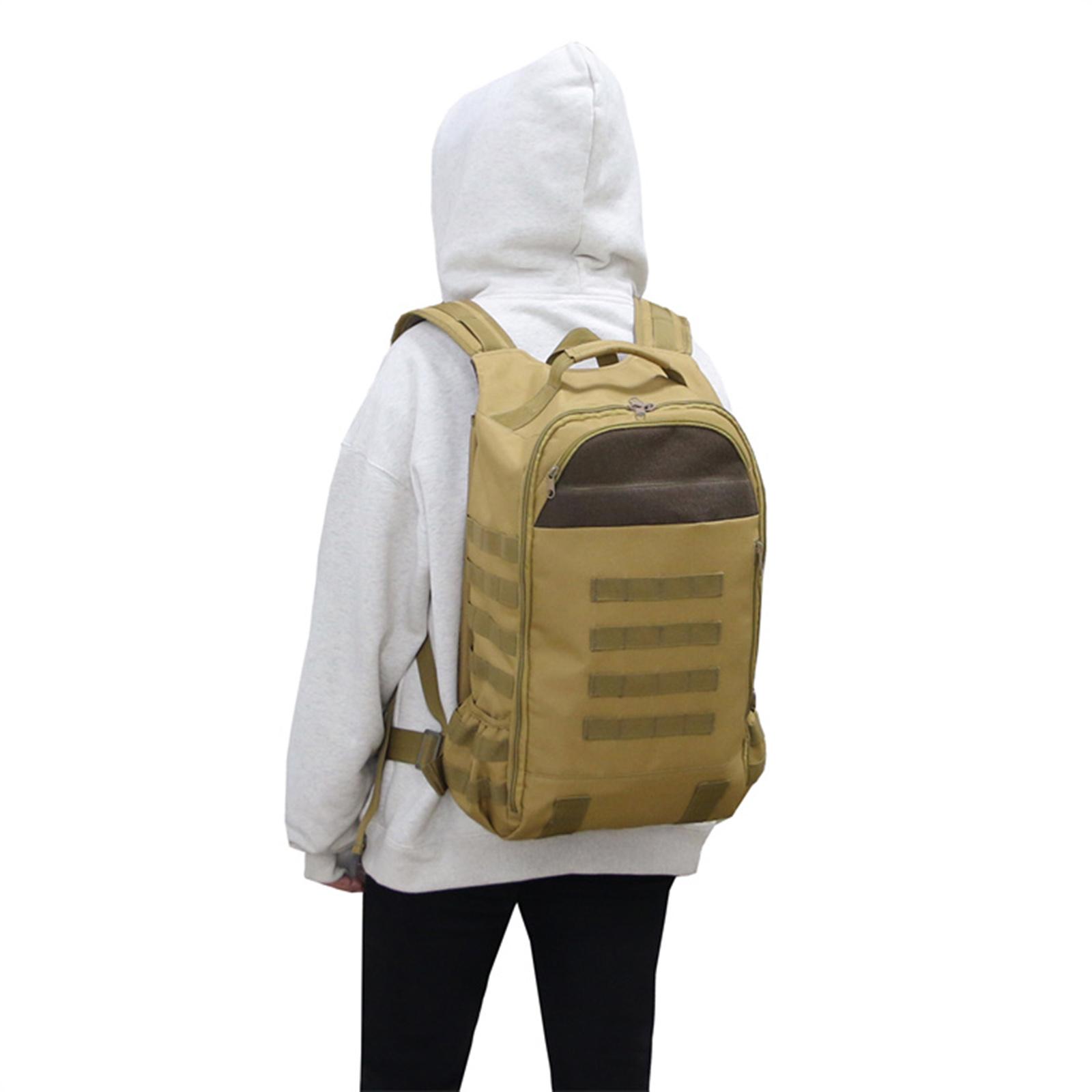 Daddy Diaper Backpack Camping Bag Large Capacity Folding with Changing Pad Portable Multipurpose Knapsack for Men Travel Fishing