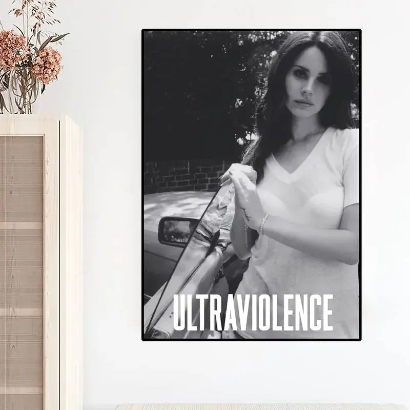 Classic Character Aesthetics Wall Art Singer Lana Del Rey HD Oil On Canvas Posters Prints Home Bedroom Living Room Decor Gifts