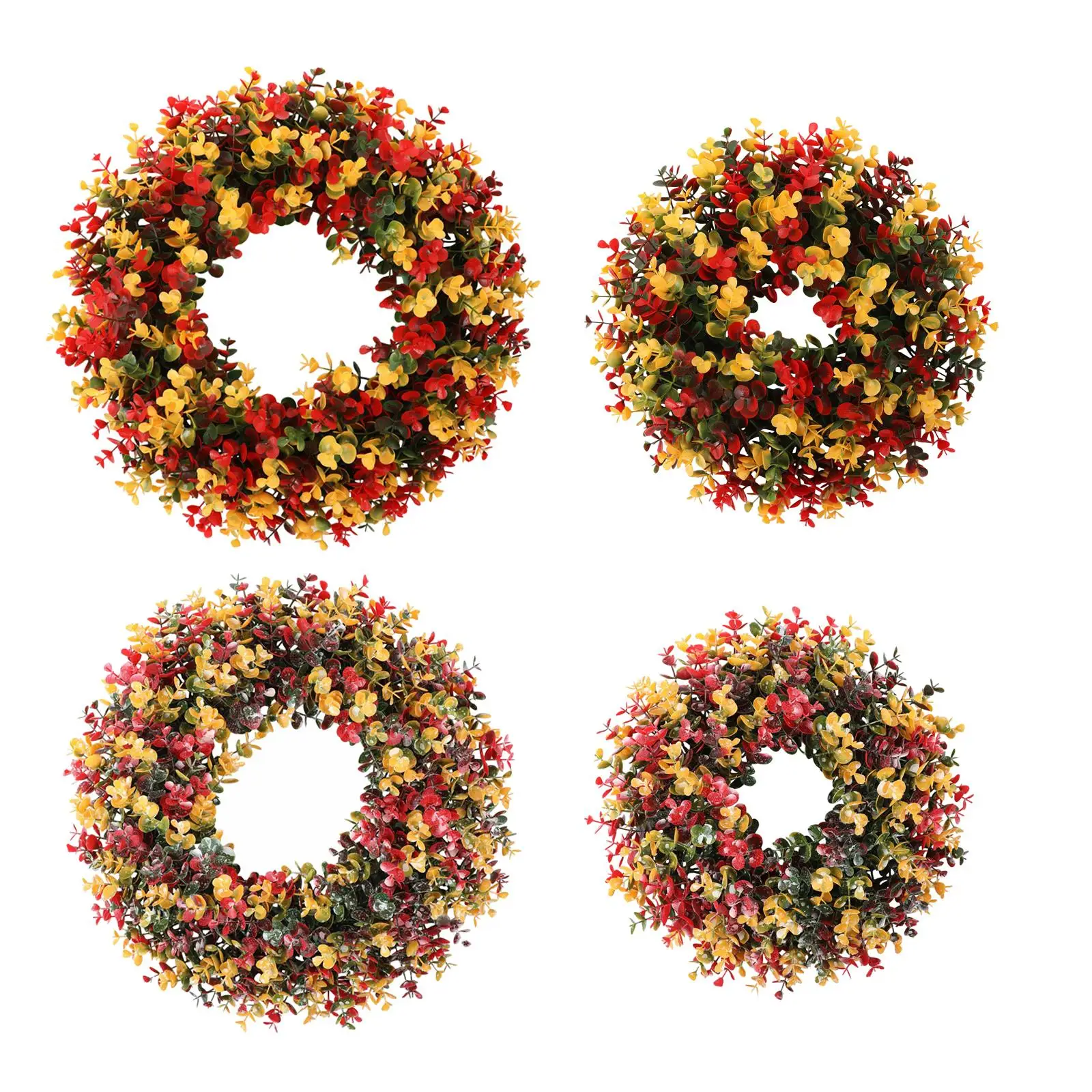 Artificial Christmas Wreath Hanging for Front Door Farmhouse Christmas Gifts