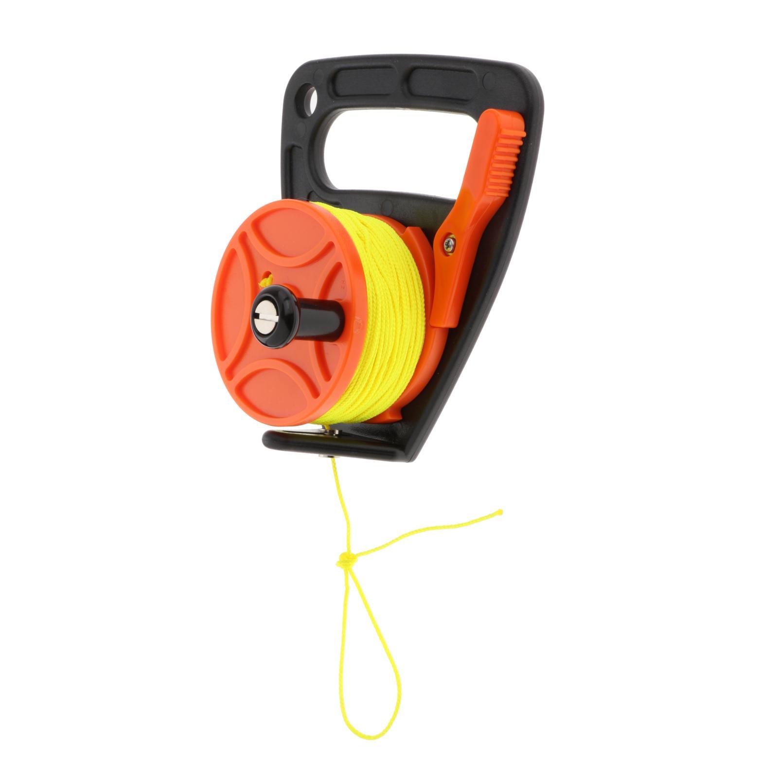 46m/83m Versatile Scuba Diving Line Spool Handle Scuba Diving Reel Equipment  for Cave Wreck Snorkeling Kayaking