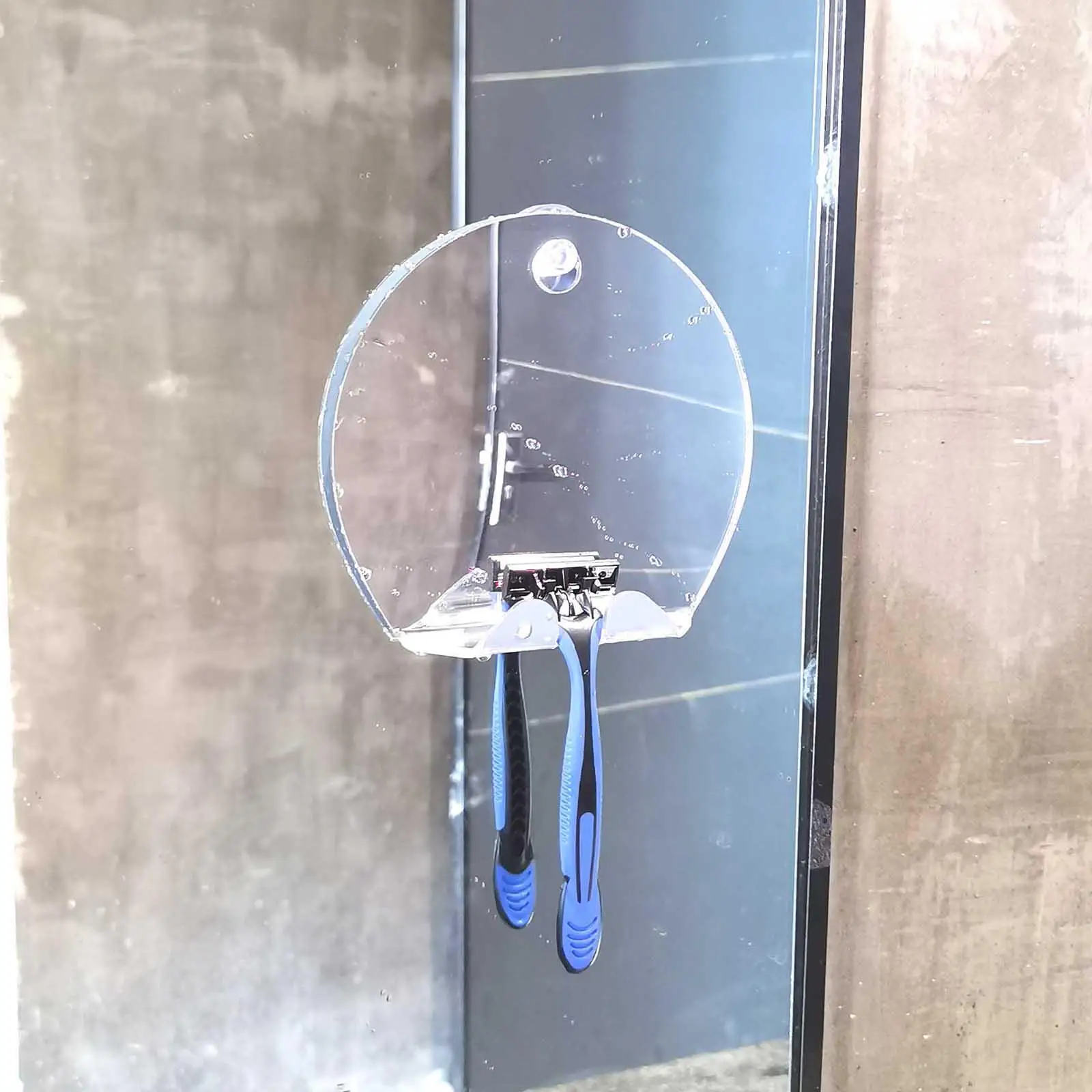  Shower Mirror, Includes 2 Suction Cup, -Fog Mirror, Frameless Makeup Shave Mirror, Wall Hanging Mirror