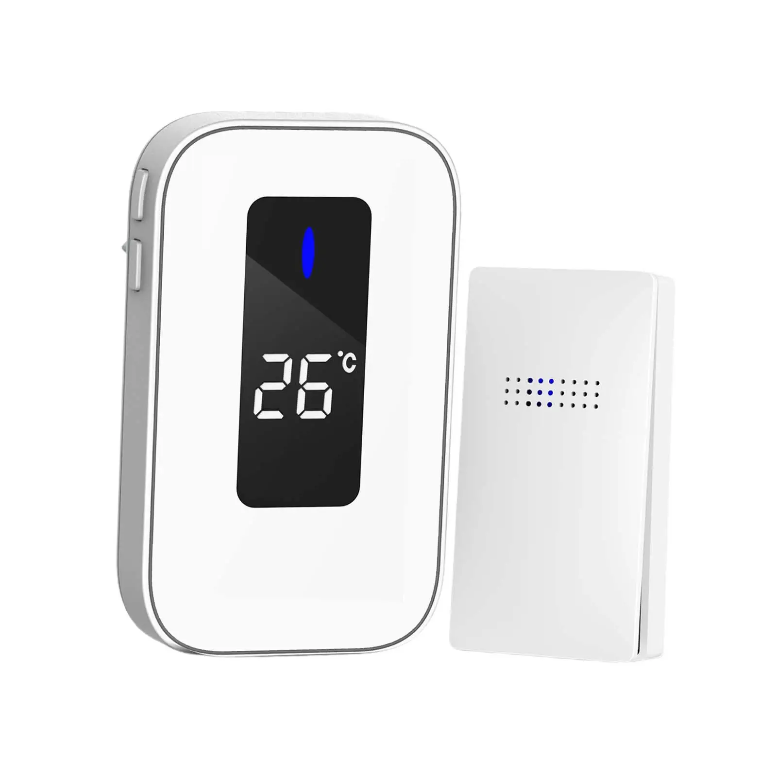 Outdoor Wireless Doorbell Upgraded Self Powered Digital Doorphone Safety Sensitive Smart for Bedroom Office Apartment Hotel Door
