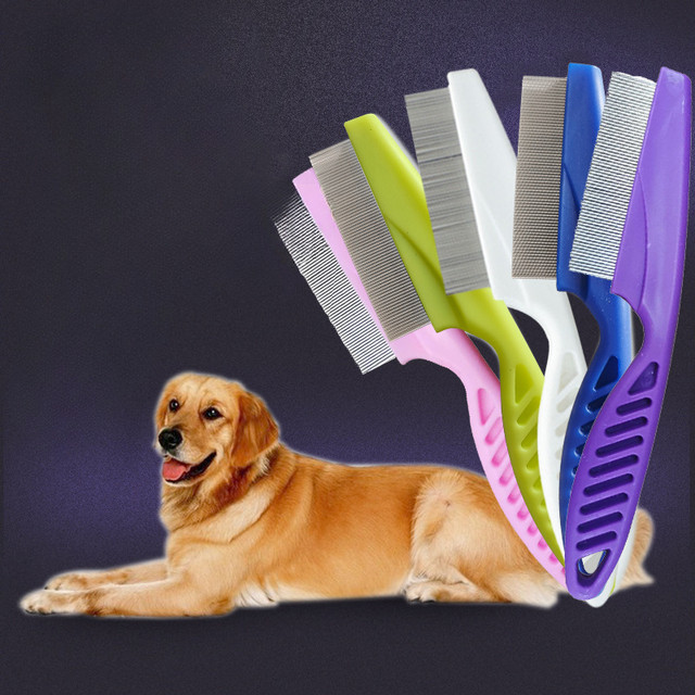 Dog fashion comb that kills fleas