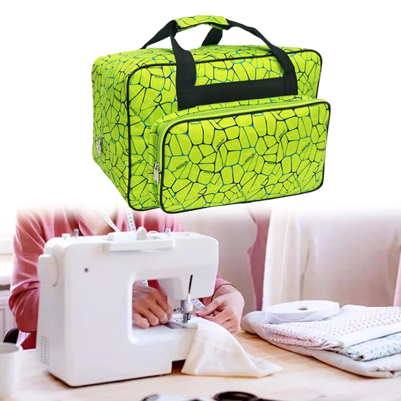Handbag Storage Holder Lightweight Nylon Travel Dust Cover Sewing Machine Carry