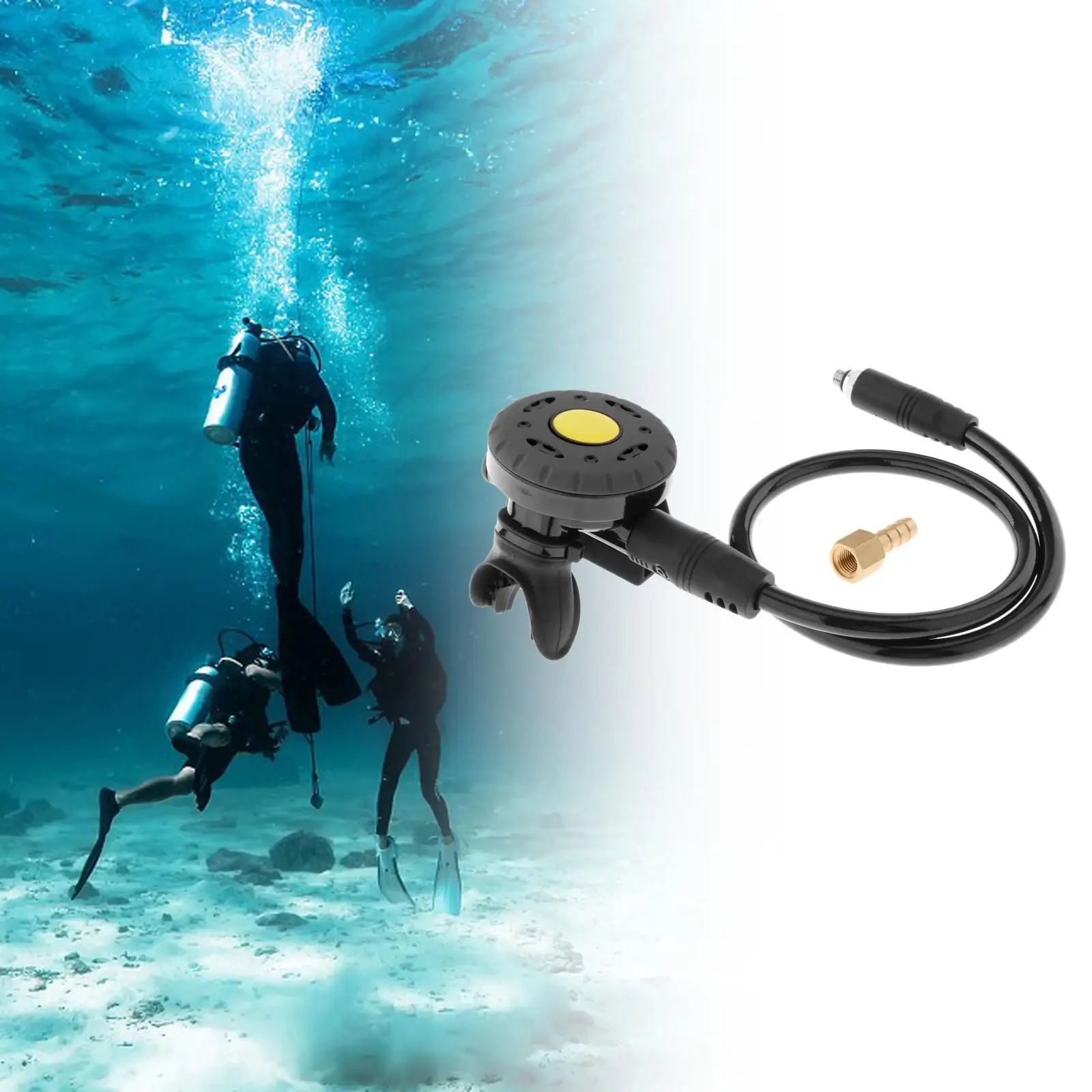 Scuba Diving Regulator 2ND Stage Silicone Mouthpiece Set for Scuba Diving Accessory