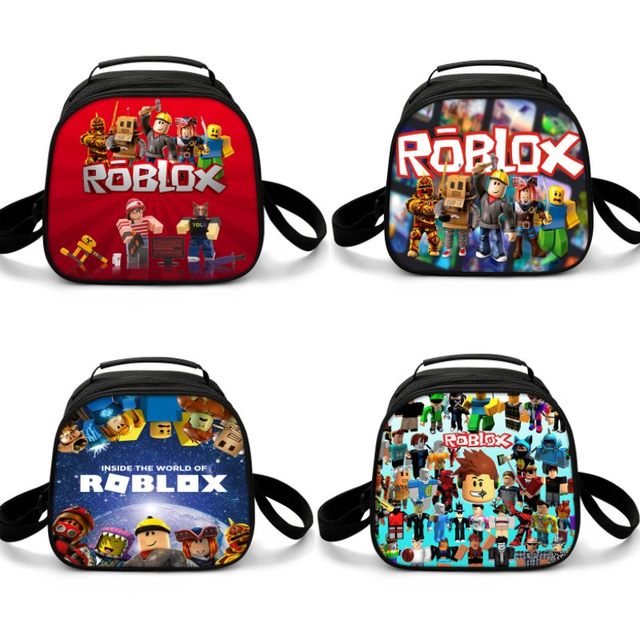 Saco De Almoço Roblox Portátil Para Estudantes Do Ensino Fundamental, Saco  De Piquenique, Saco De Gelo Redondo, Ombro De Impressão, Saco De Refeição  Dos Desenhos Animados - AliExpress