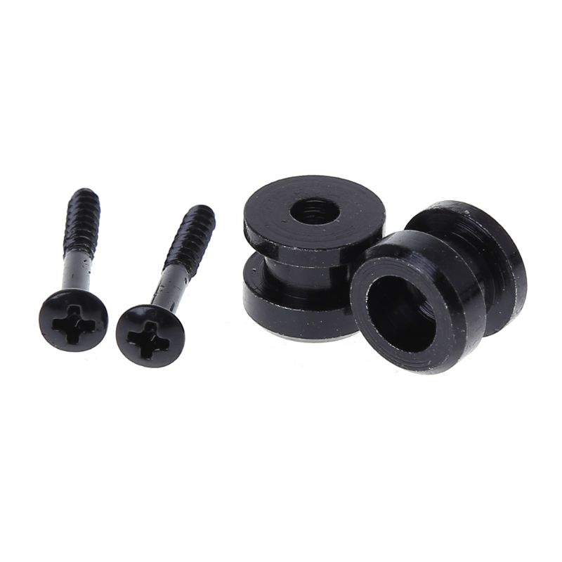 1 paar Gitarre Nicht-slip Strap Lock Taste Schnalle Basis – Detail 3