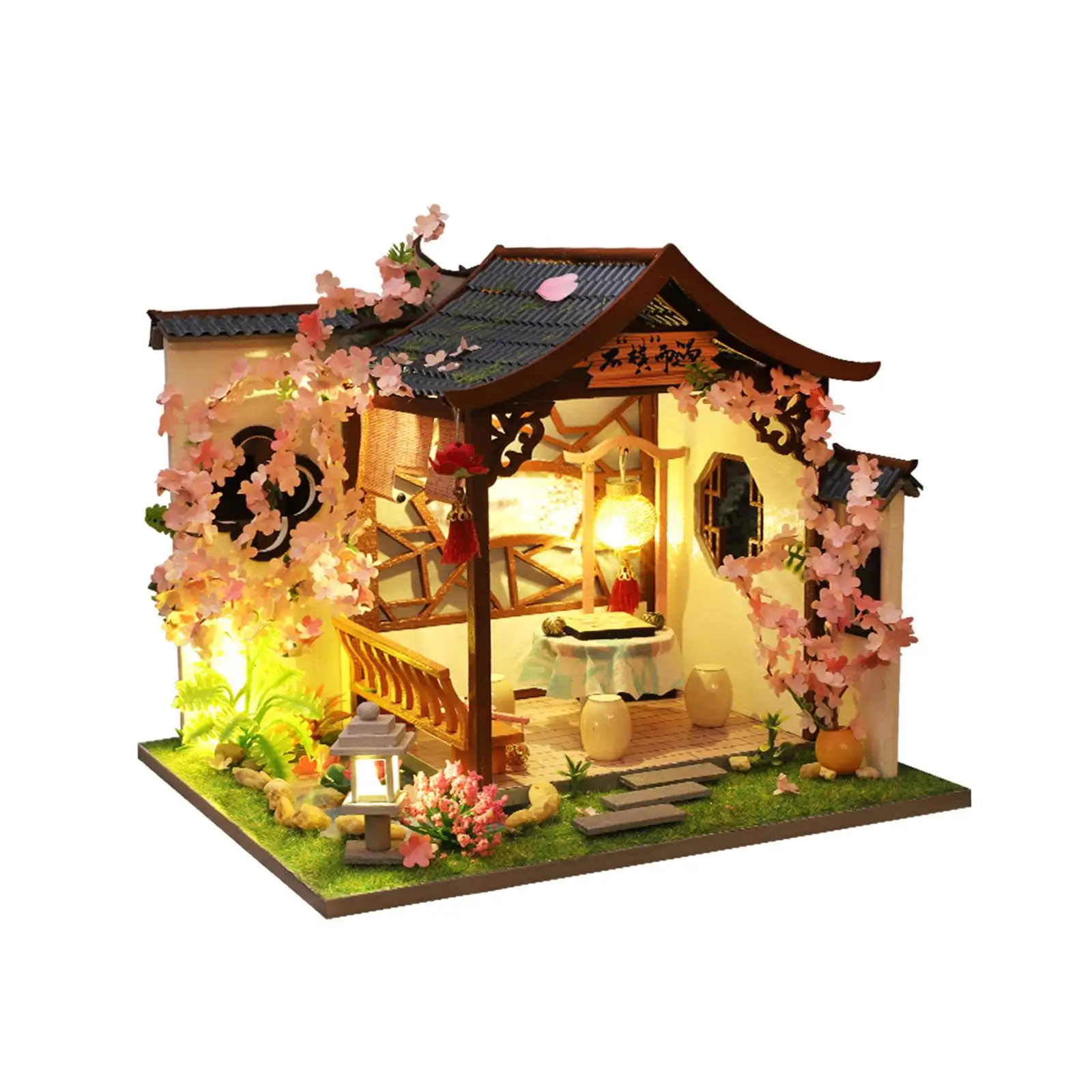 DIY Miniature Dollhouse with Accessories Creative Room Dollhouse Miniature DIY Mini House Kits for Children Kids Birthday Gifts