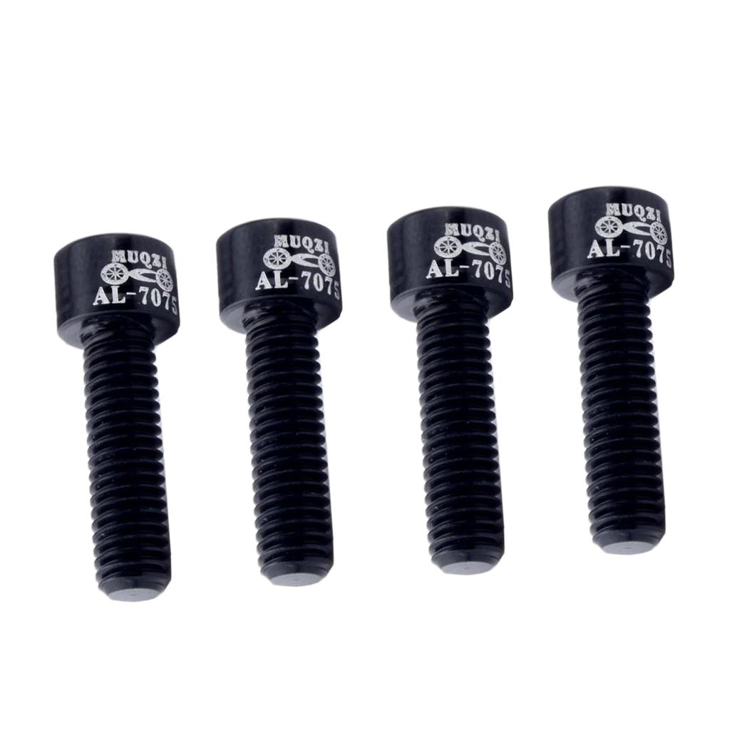 4pcs   Lightweight   Screws   High   Strength   Bolts   for   Bike   Bicycle  