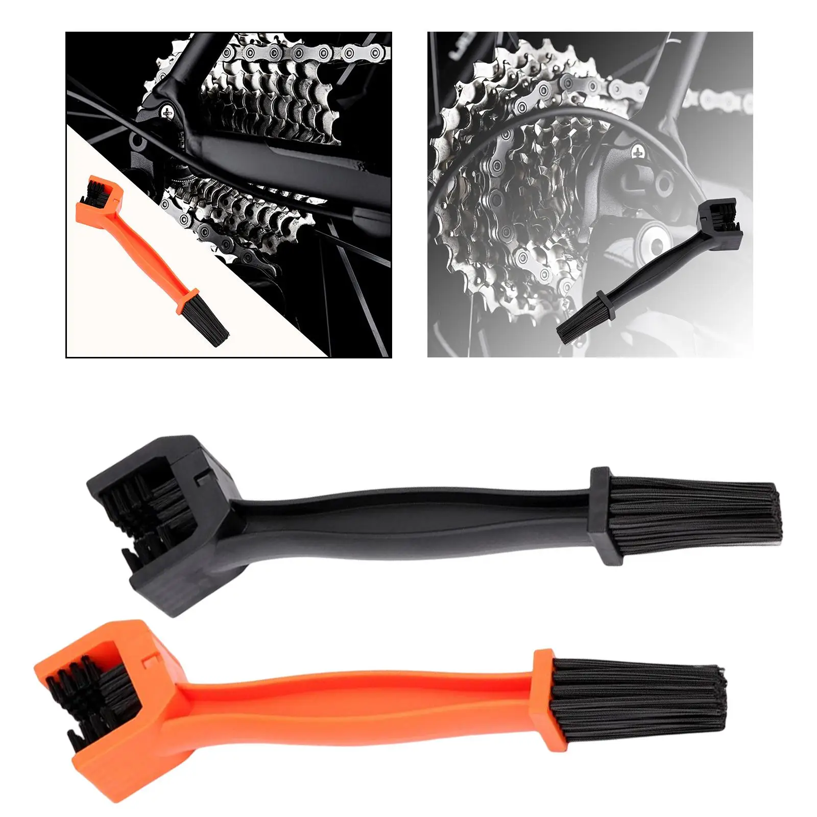 Motorcycle Chain Cleaning Brush Chain Cleaning Brush Bicycle Cleaning Brush Maintenance Tool for Mountain Bike Motorcycle