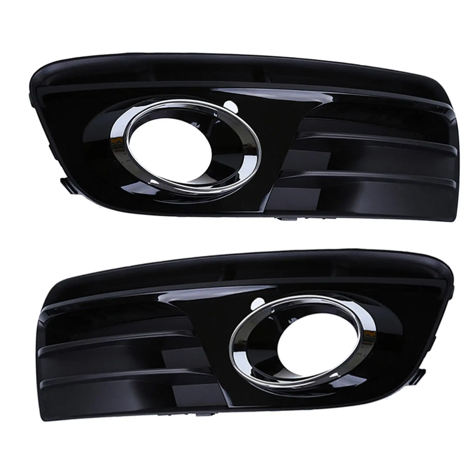 Fog Light Lamp Grill Vehicle Replacement Professional Accessory Durable Front Bumper Part for Audi Q5 2013-2016