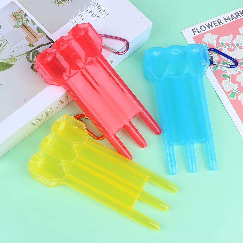1pc Dartbox tragbare transparente Darts abs Dart Box Schlüssels chloss Schnalle integrierte Universal Dart Box geeignet für die meisten Darts – Detail 5