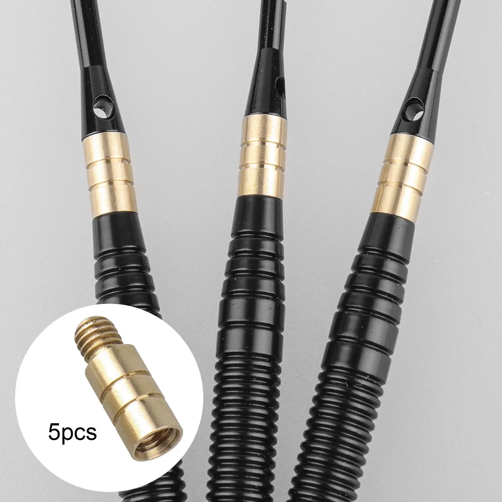 5x Professional Darts Weights  Thread Add Brass Darts Counterweight 2G Darts
