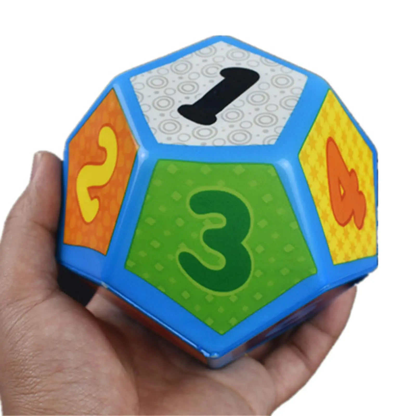 Children Polyhedral Dice Playing Learning Lightweight PU Foam Die for Family Table Game Family Gathering Game Accessories Gifts