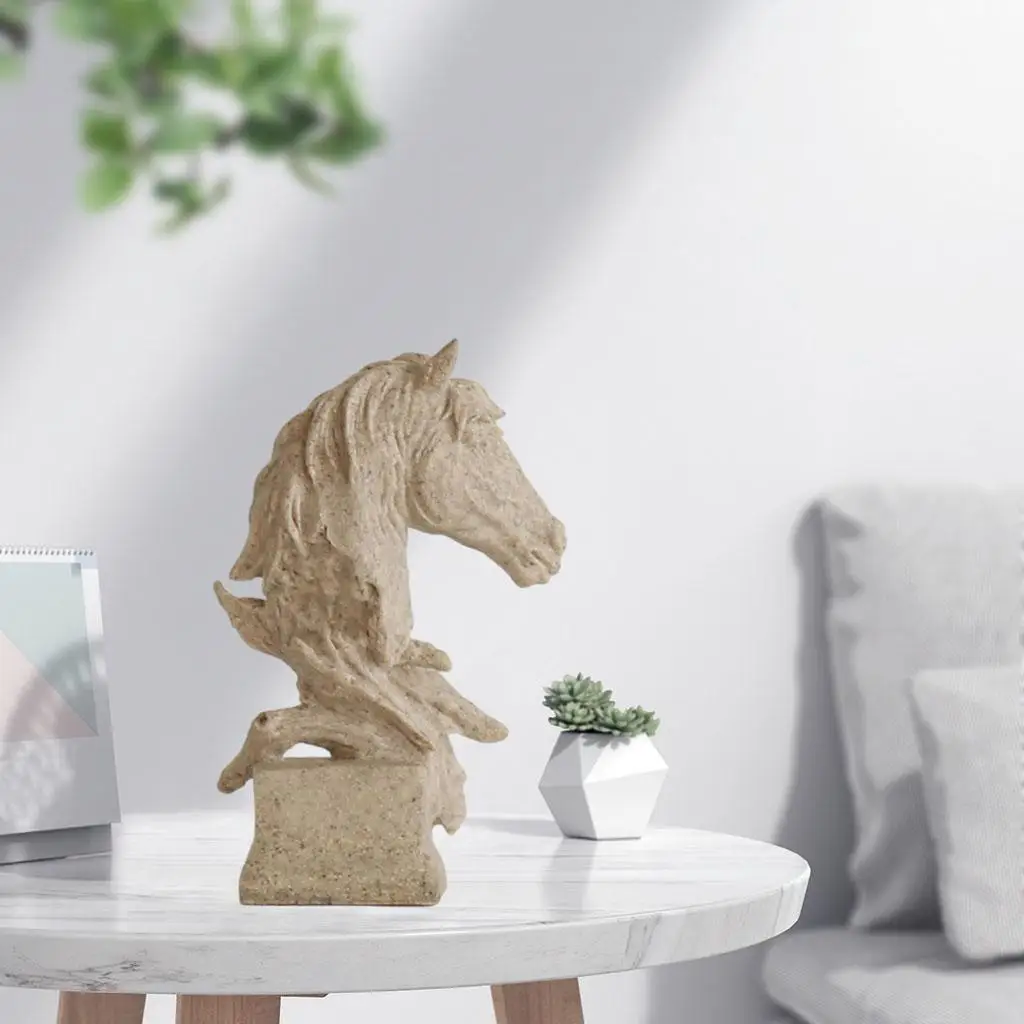 Horse Statue Home Office Decor Desktop Sculpture