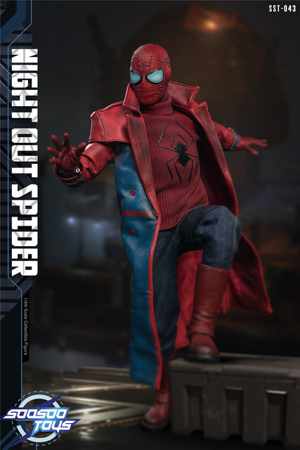 In Stock Soosootoys 1/6 SST-043 Night Walking Spider-Man Soldier