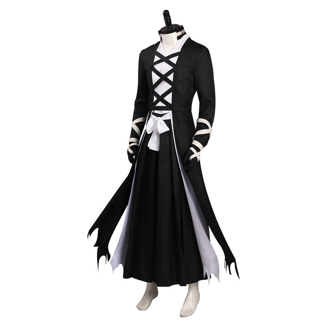 Anime Bleach Cosplay Kurosaki Ichigo Fullbring New Bankai Look Cosplay  Costume full set With Black And White Cloak - AliExpress