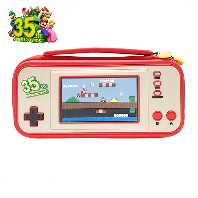 Novo super mario cartões de jogo caso cartão de memória saco de  armazenamento para nintendo switch oled caixa de armazenamento portátil ns  lite capa protetora - AliExpress