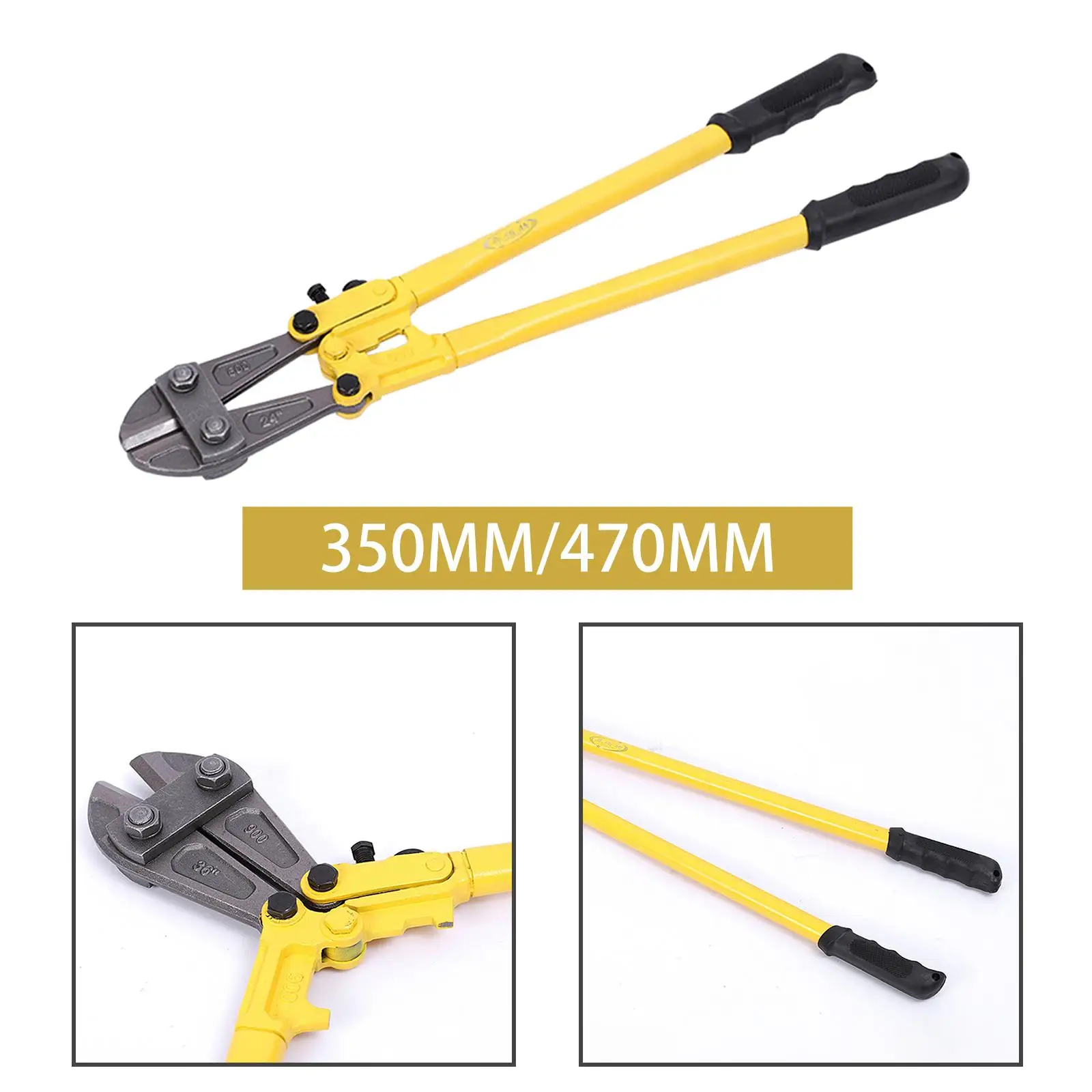 Bolt Cutter with Comfort Grip Heavy Duty Cable Cutter for Screws Rods Bolts