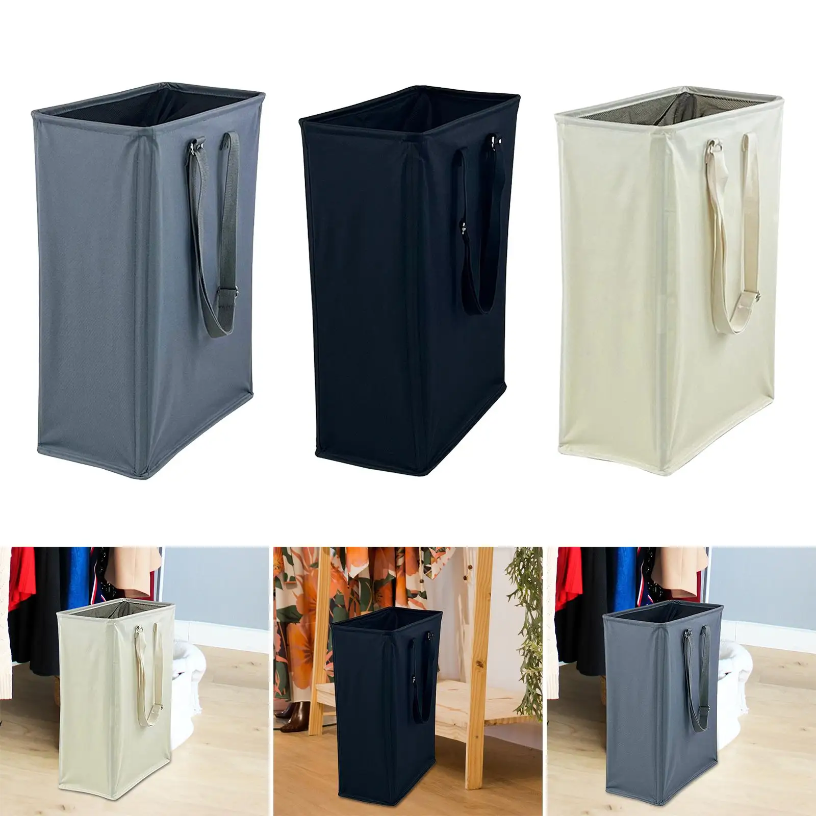 Collapsible Laundry Baskets with Handle Laundry Hamper for Home Dorm Blanket