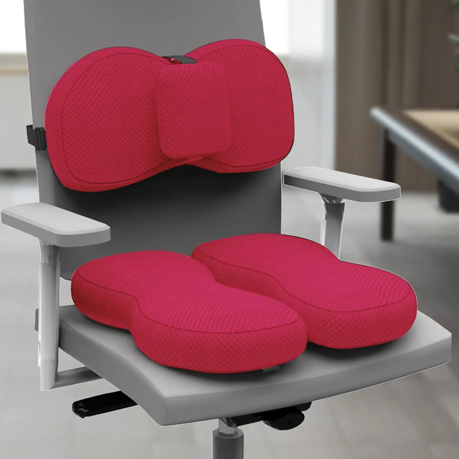 Office Chair Cushion Comfortable Desk Chair Cushion for Plane Bedroom Travel