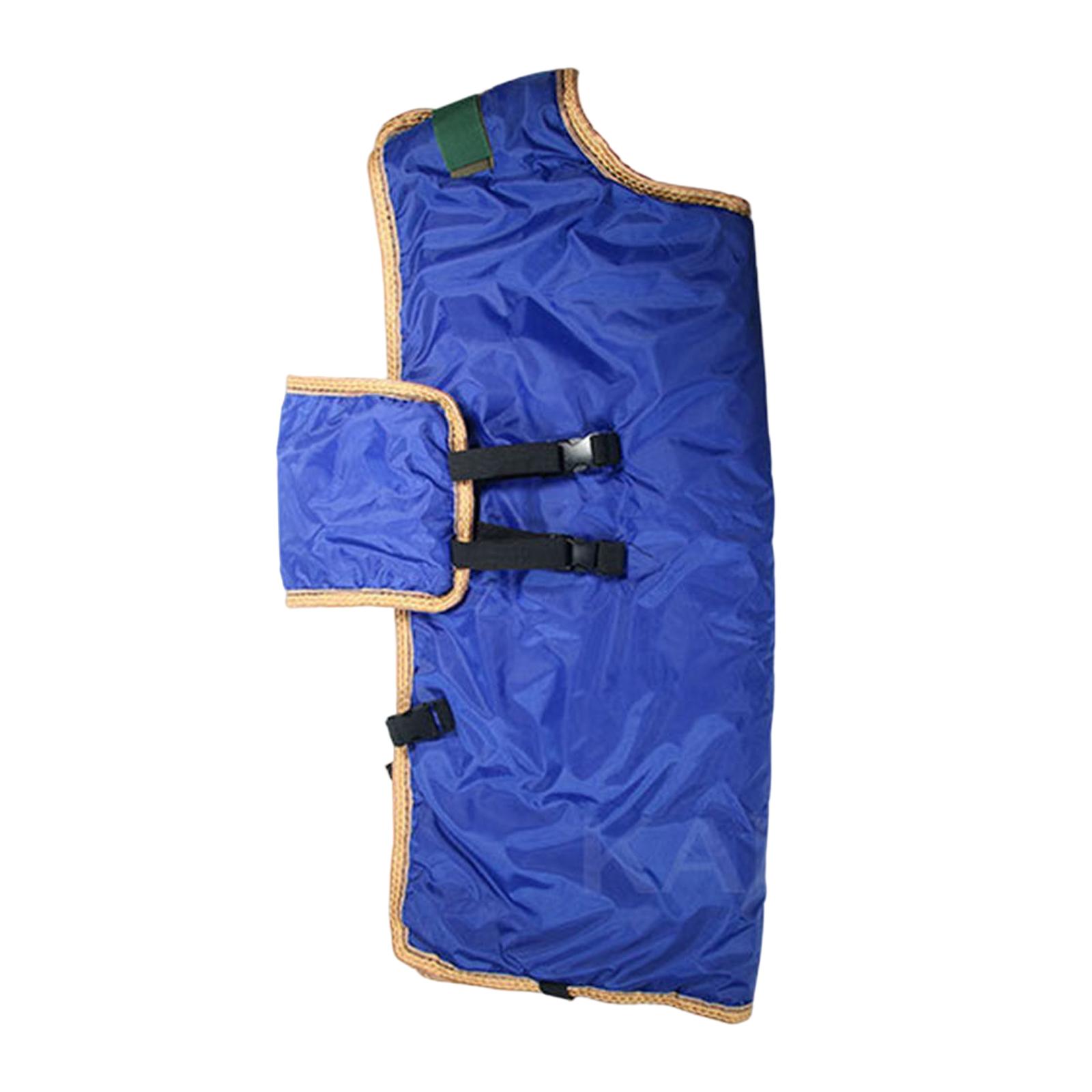 Calf Warm Clothes Calf Coat Blanket for Keep Cow Warm Thickened Belly Protection Windproof Blue