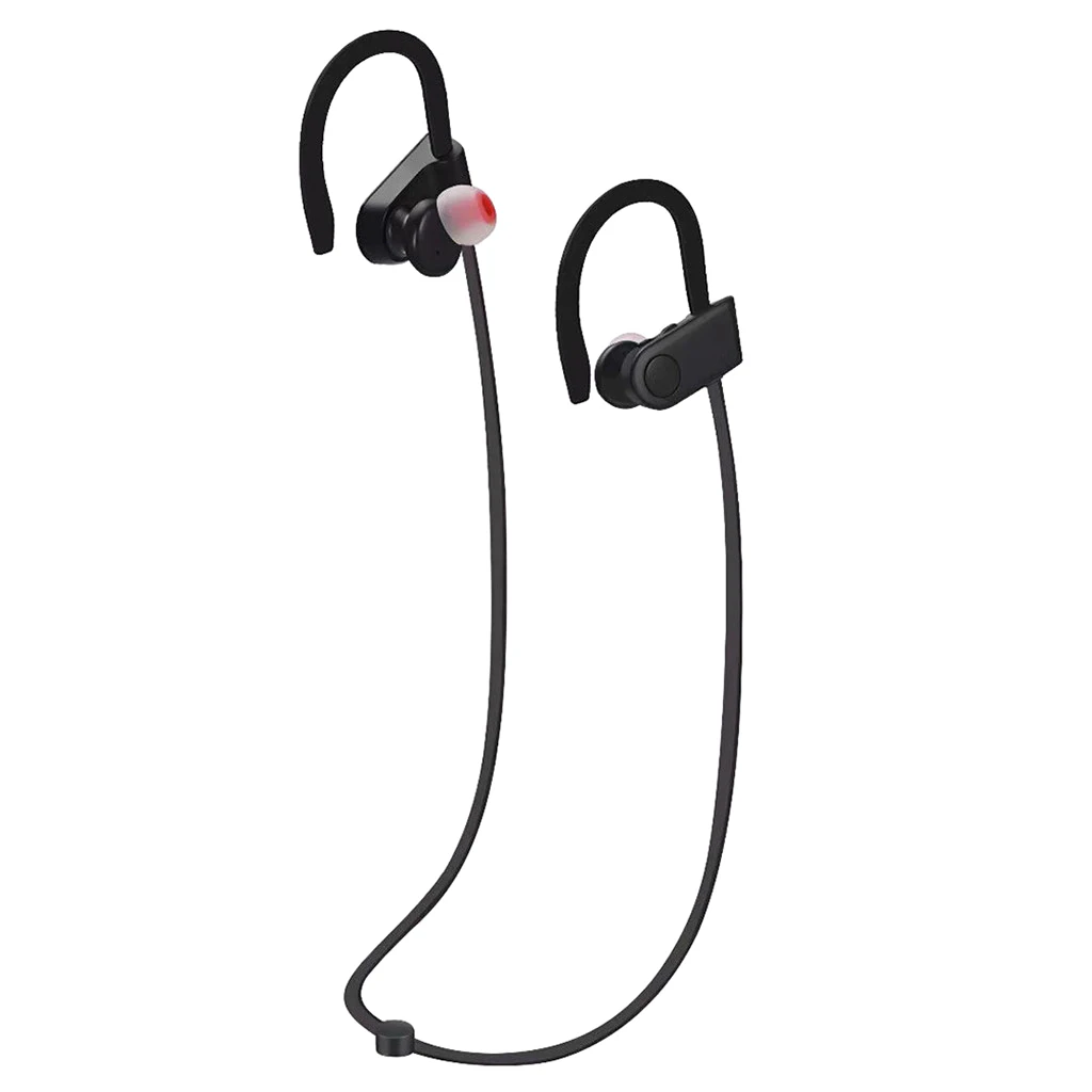 Car Driver Wireless Bluetooth Earphone Headphone 3D Stereo Earbuds Sport Sweatproof Headset Black