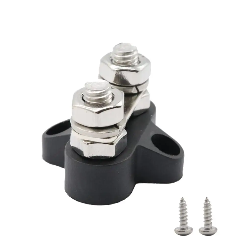 5/16 `` DC 48V battery power & ground-insulated stainless steel bolt connection