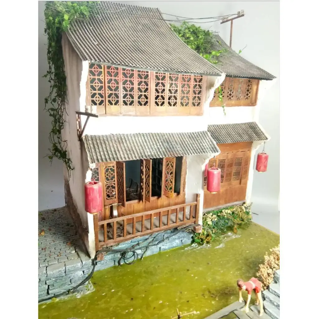 Resin Miniatures Vine Plant Set for Railway Scenery Terrain Diorama Decor