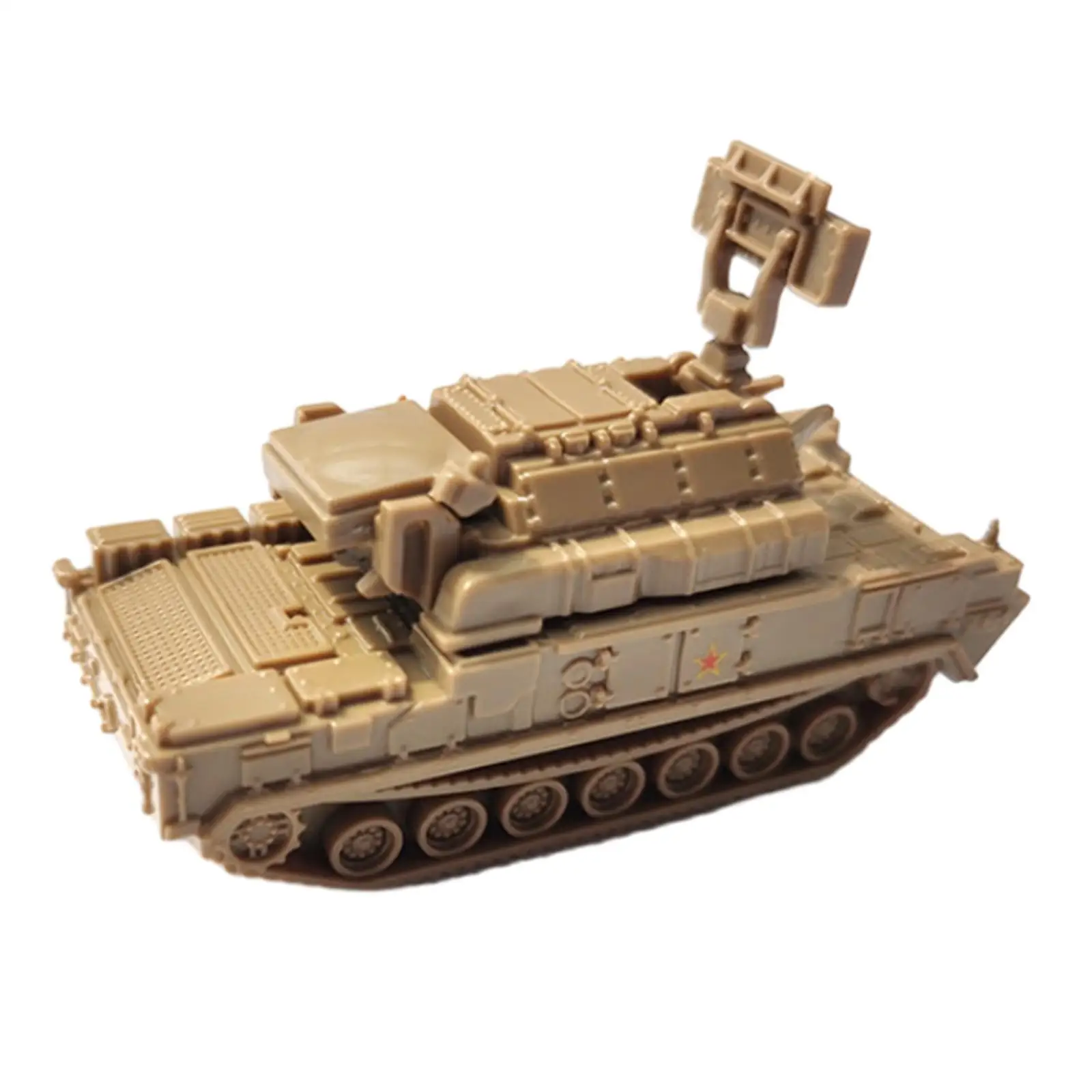 1/144 Scale Miniature Building Model Kits Puzzles DIY Assemble Armored Tank Model for Display Gift Collectibles Boys Children