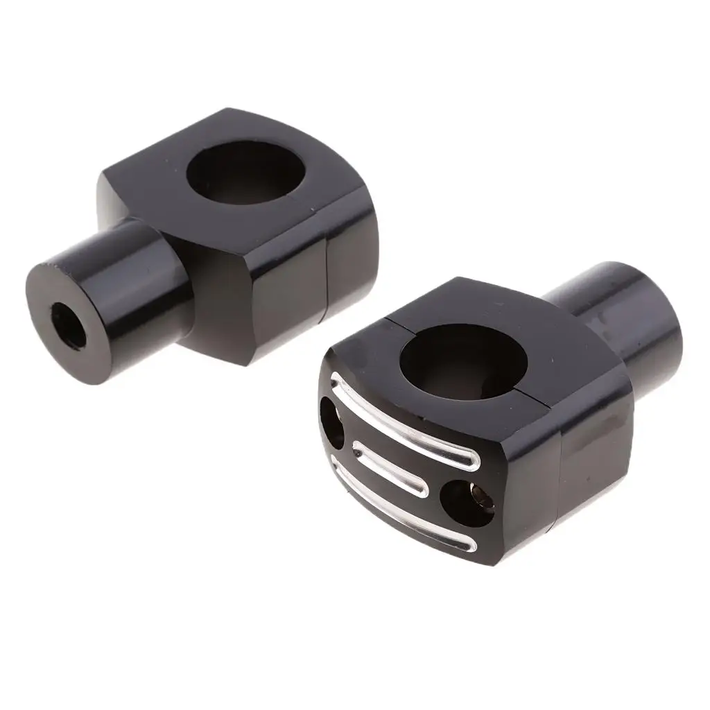 Motorcycle Black-inch 25mm Handlebar Riser Clamp for Cruiser