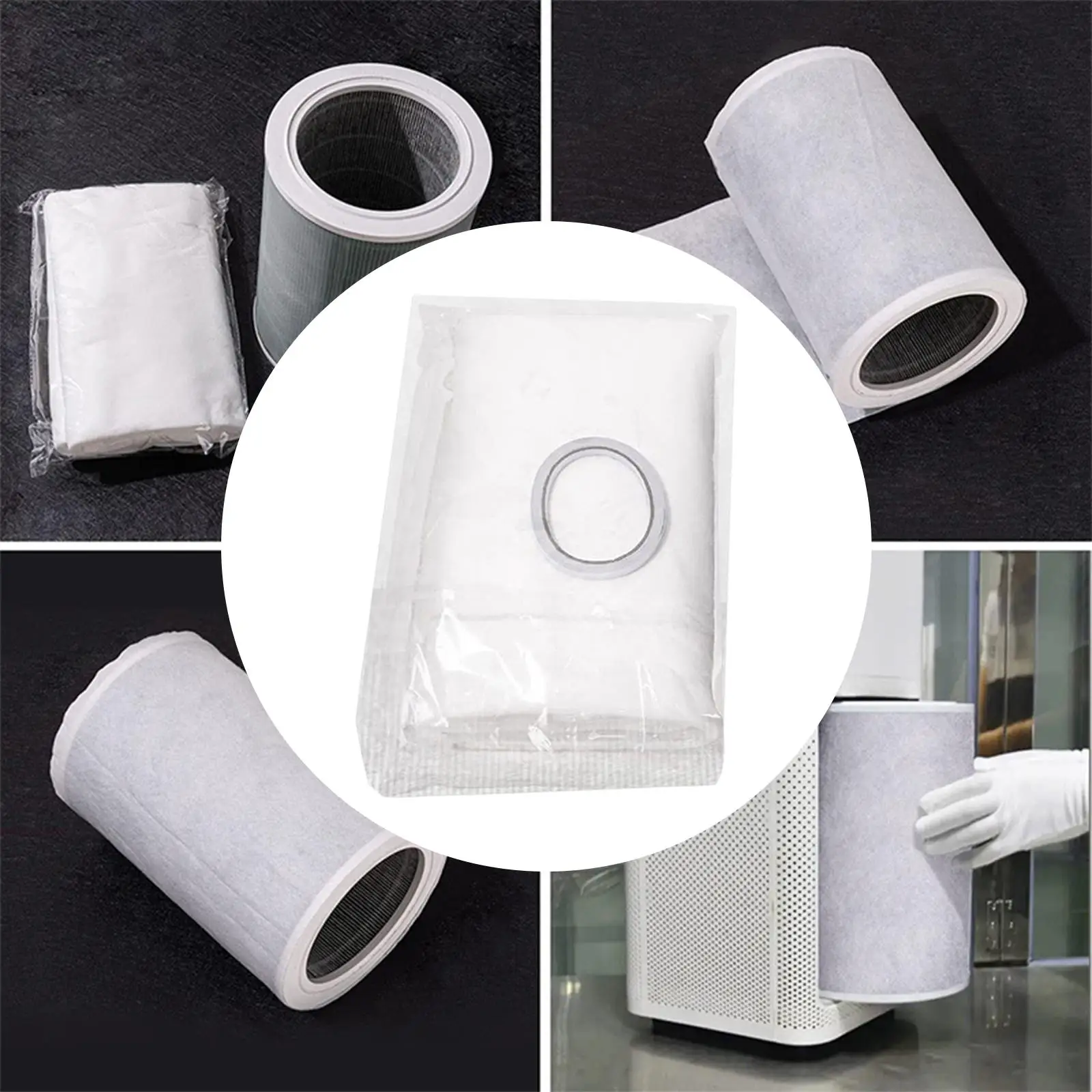 Electrostatic Polyester Filter Purification Replacement Air Vent Filter Window Filter Screen Ceiling Fan Air Filter