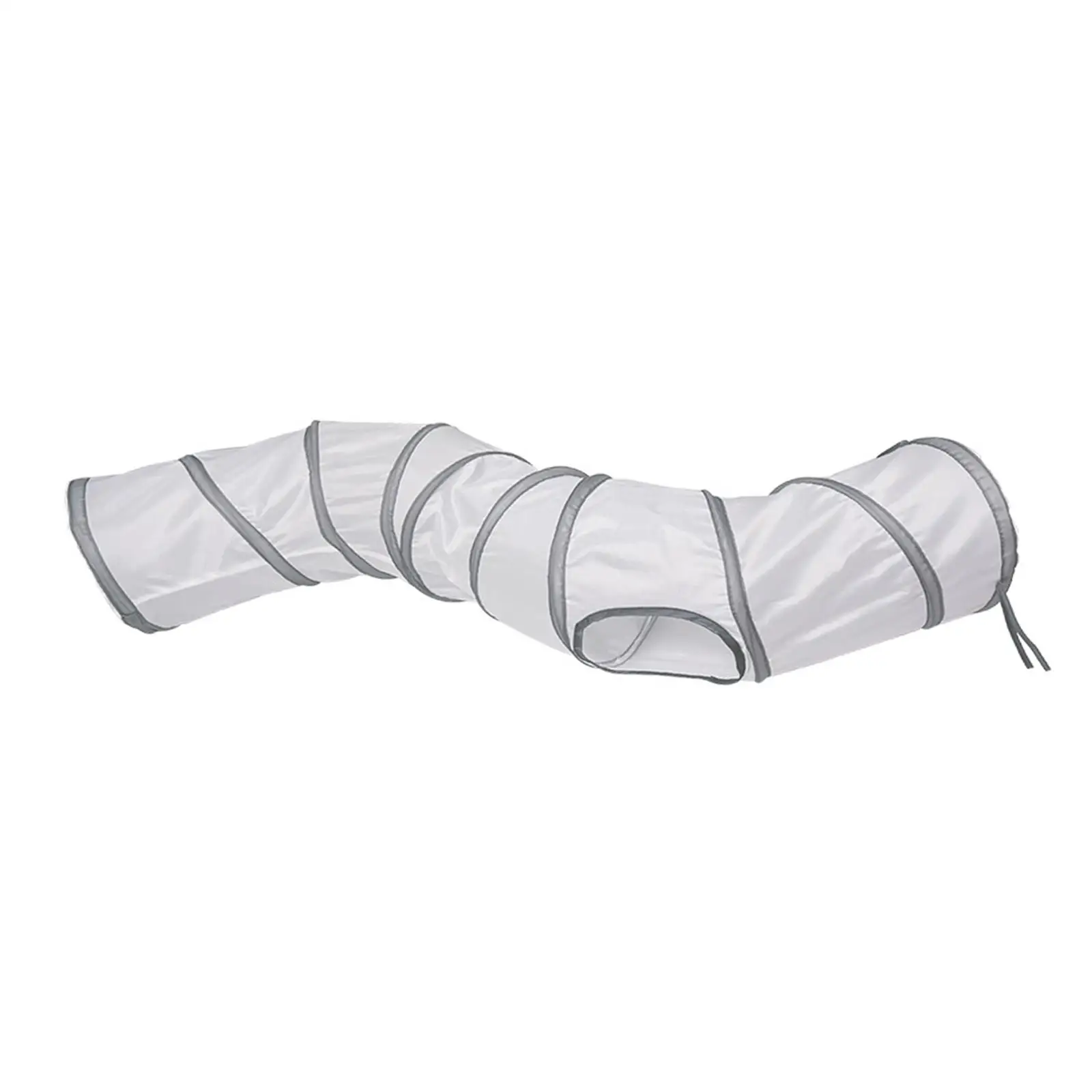 Foldable Cat Tunnel Tube House Portable Interactive Indoor Durable Pet Toys Tunnels for Bunny Kitten Training Exercising Hiding