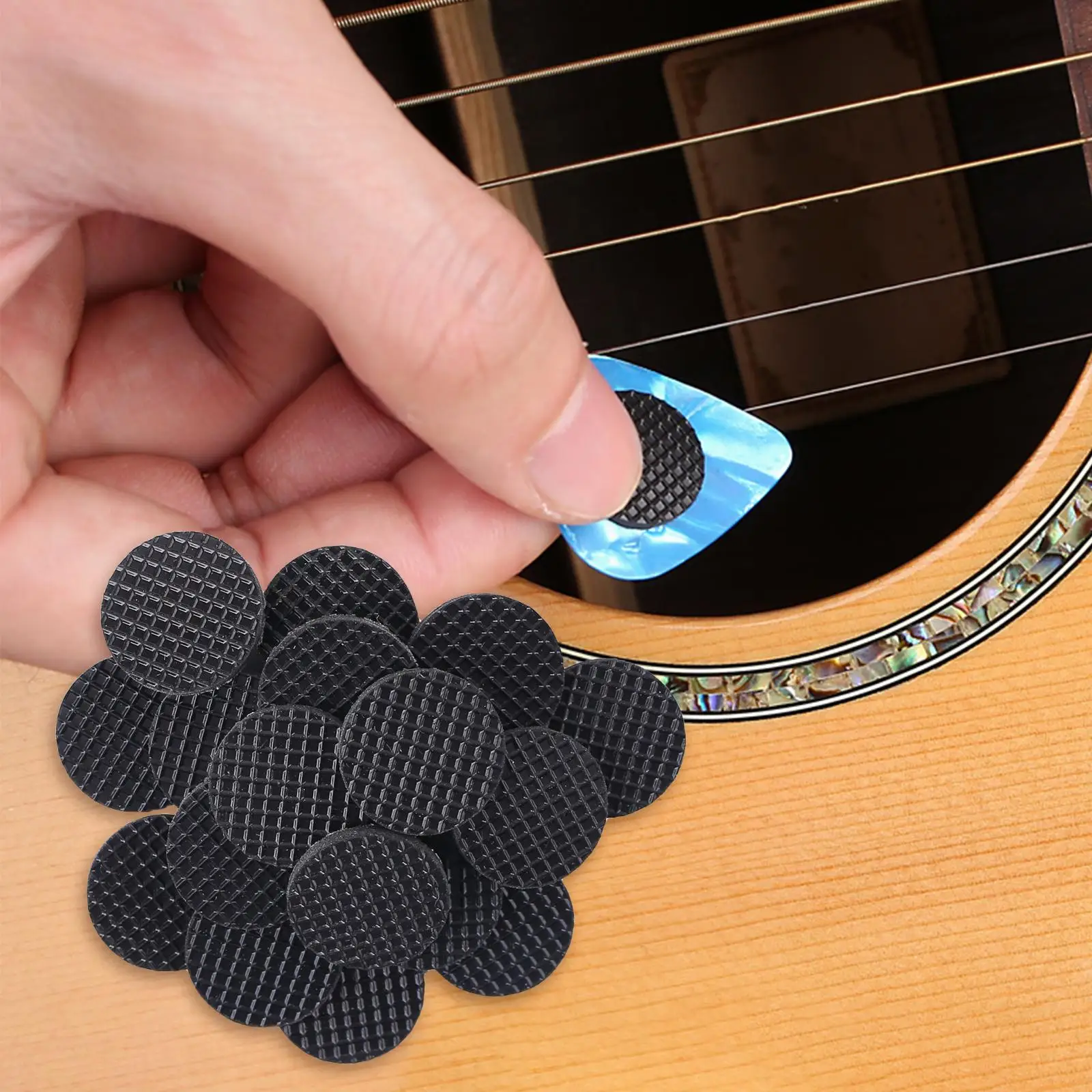 20x Grips for Guitar Picks Durable Soft Help You Hold Guitar Picks Tightly Comfortable