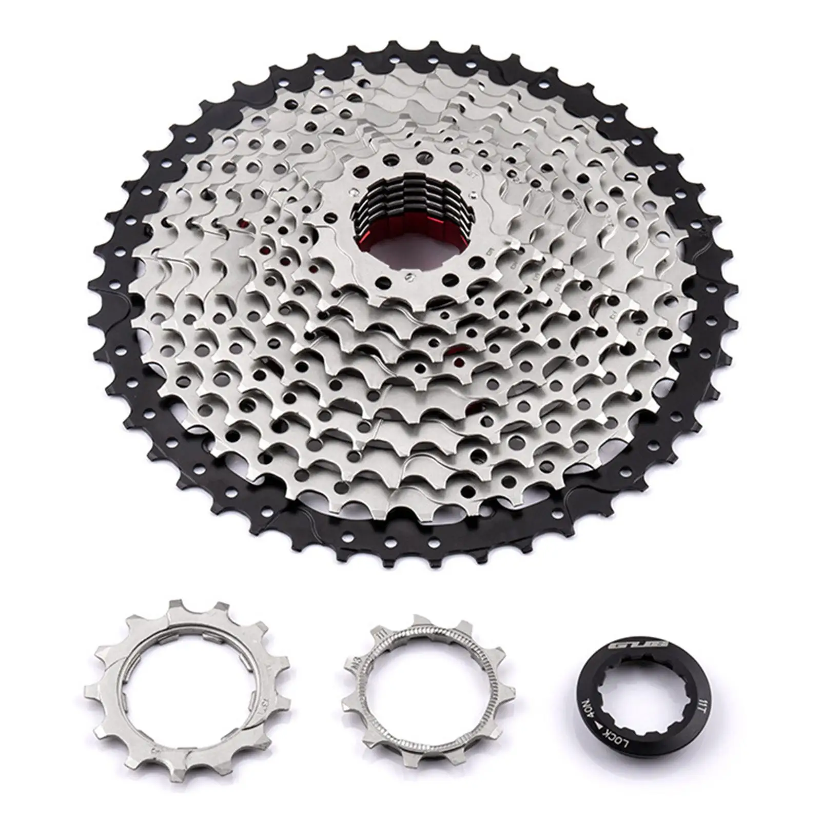  Cassette MTB Multiple Freewheel Threaded Type Hub 11T-46 Fit for Mountain Bike, Road Bicycle, MTB, BMX Bike Accessories