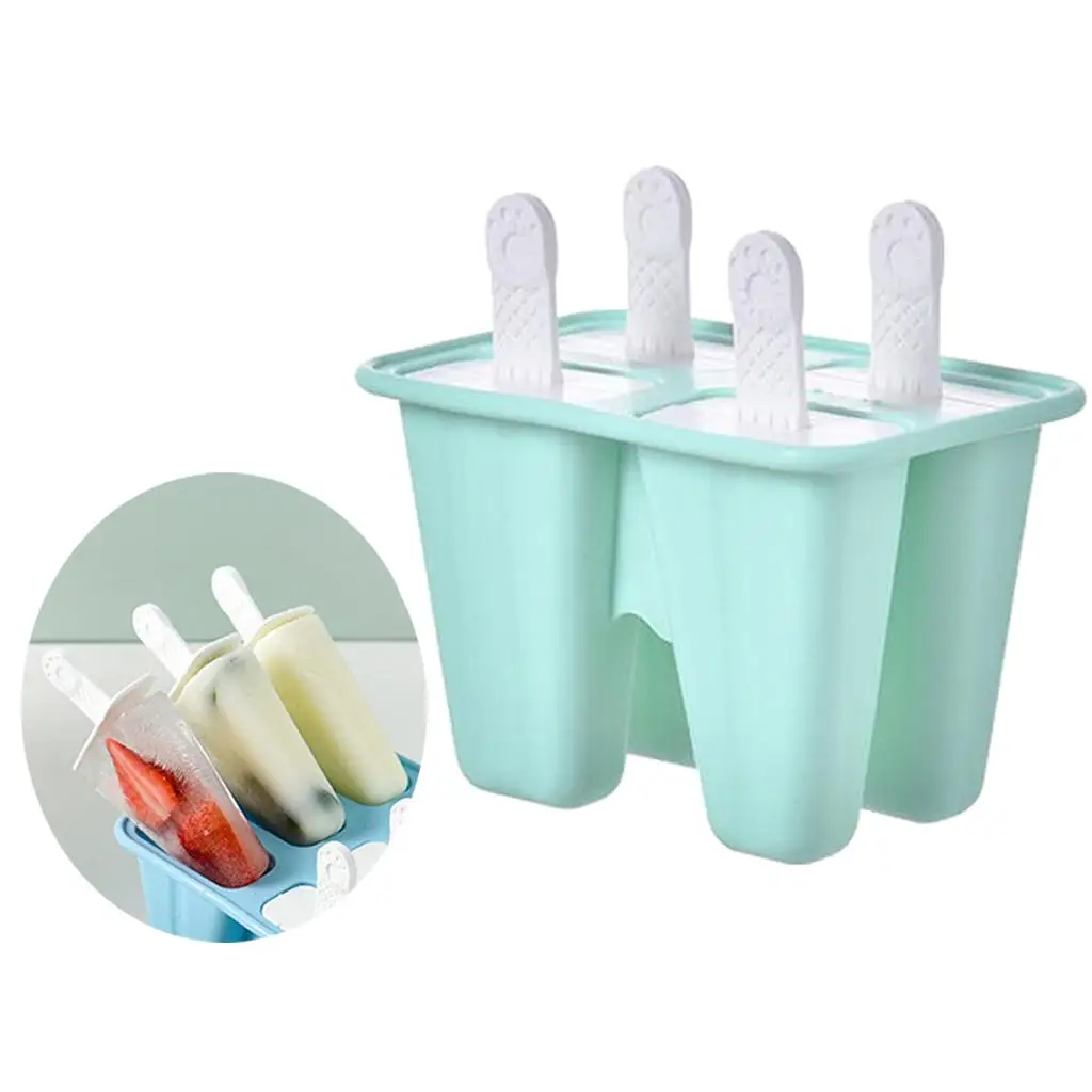 Silicone Ice   Popsicle Mold Maker DIY Juice Bar Blue, Green or Pink
