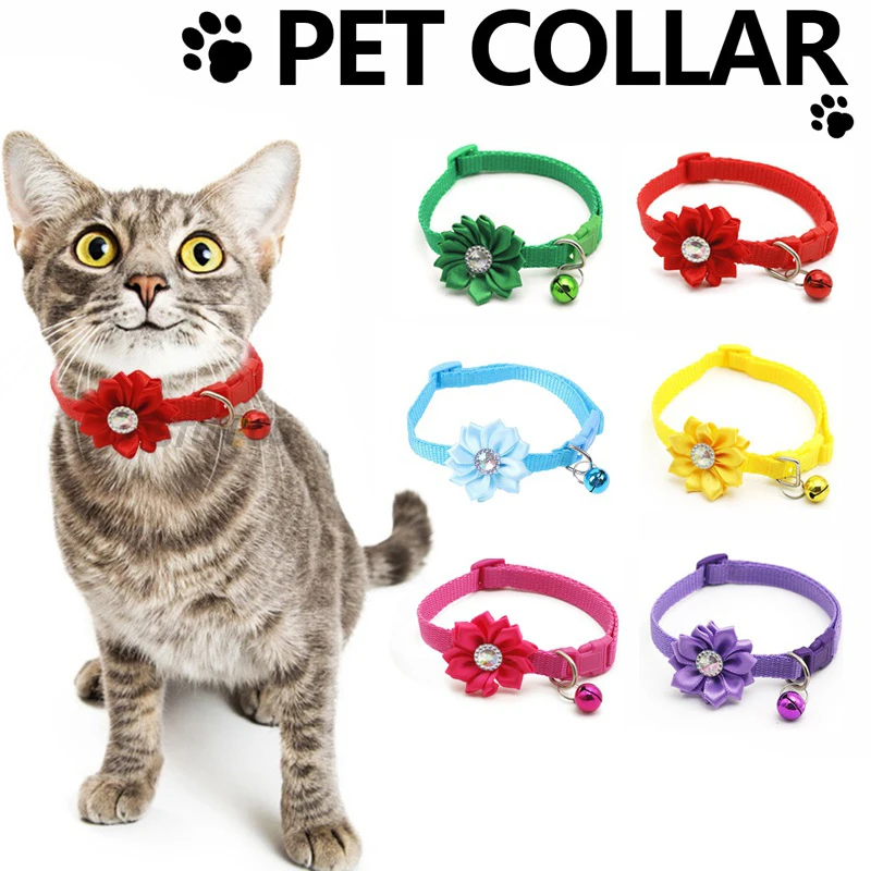 Title 1, Collier coloré mignon pour chats et chiens, clo...