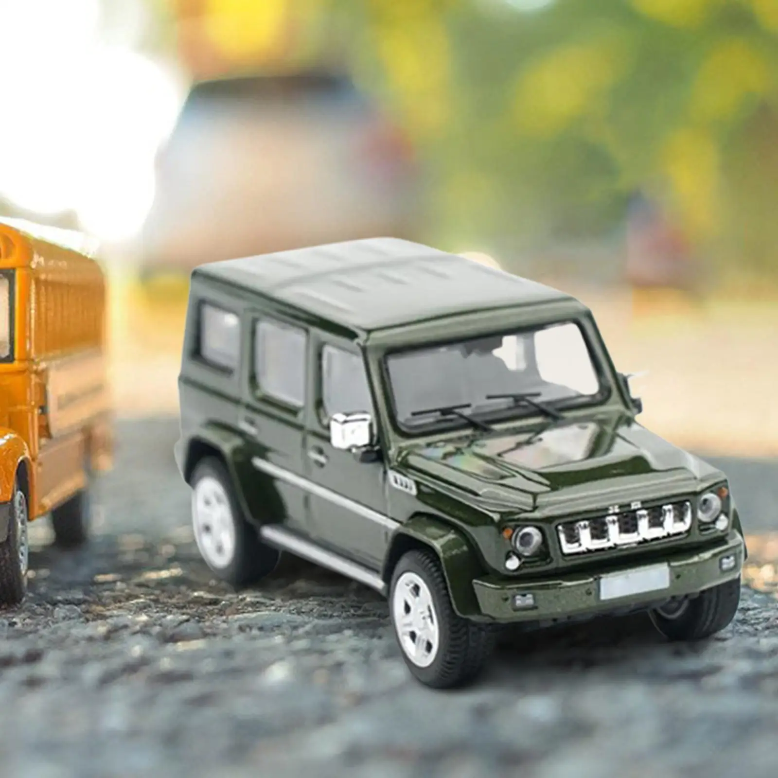 1/64 Diecast Model Car Diorama Scenes Diecast Toys Collection for Scenery Landscape