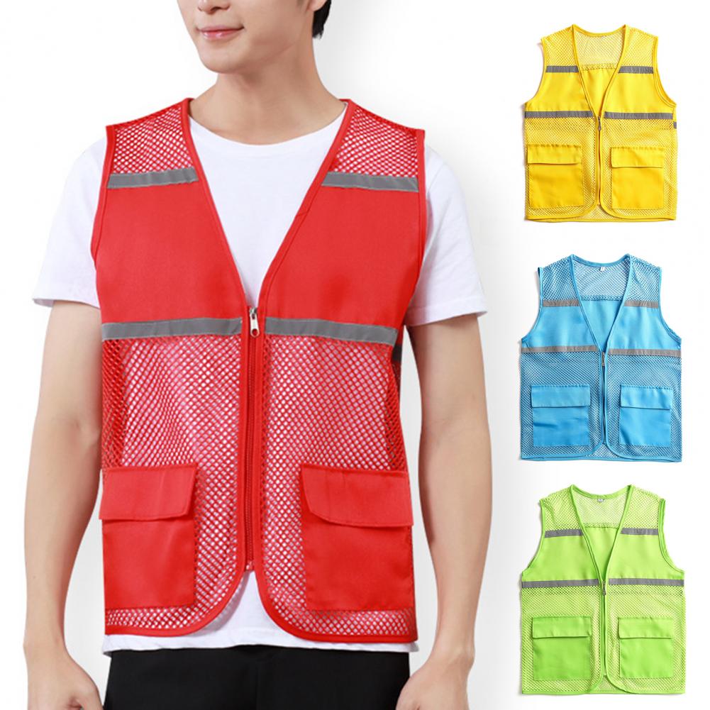 Description Picture 3 of itemMen's Outdoor Vest Hiking Fishing Hunting Photography Multi-Pockets Multi-Function Maintenance Worker Waistcoat Print Logo