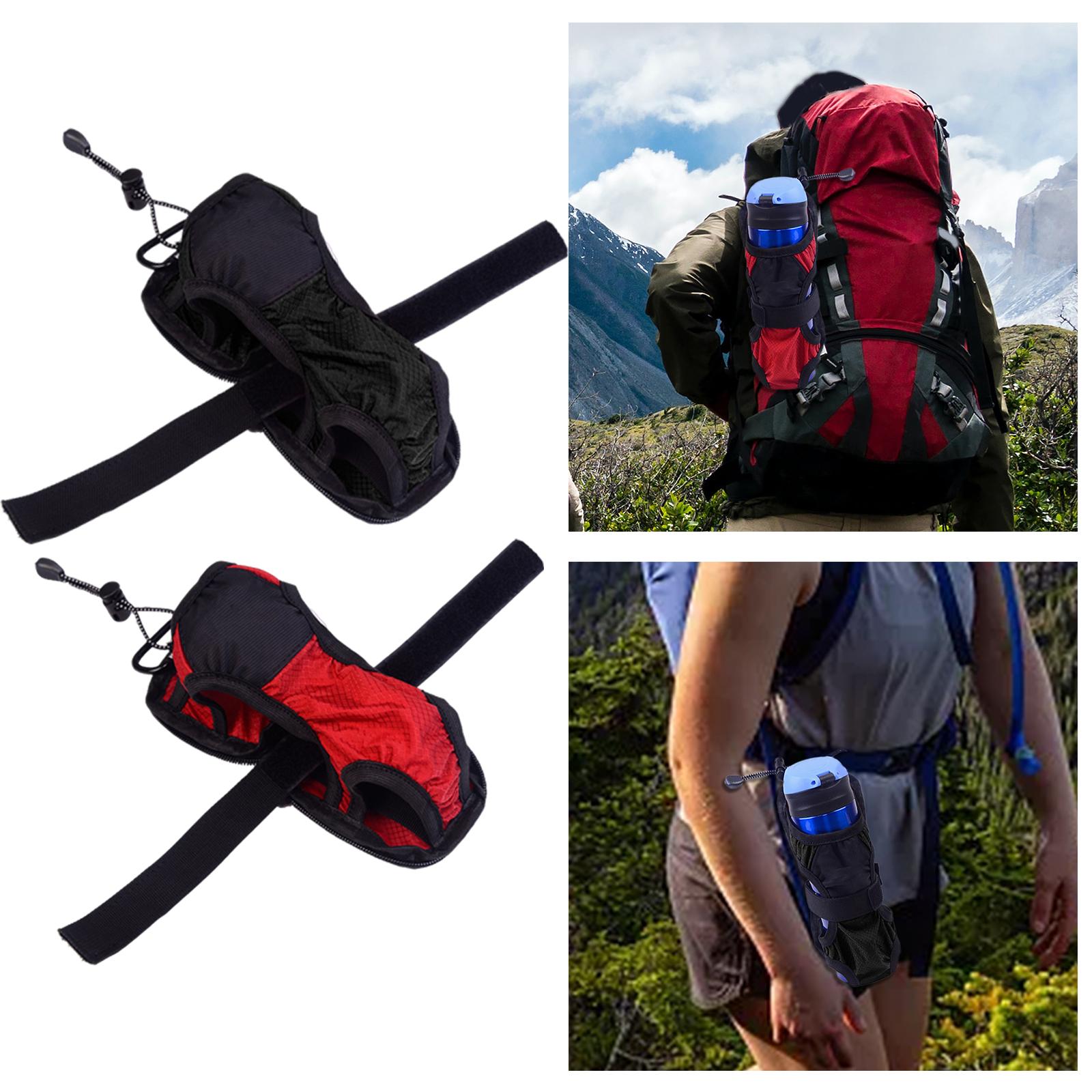 Outdoor Water Bottle Carrier Cover Bag with Strap Foldable Bag Cup Bag Pouch Holder Sleeve for Women Cycling Gym Walking Hiking
