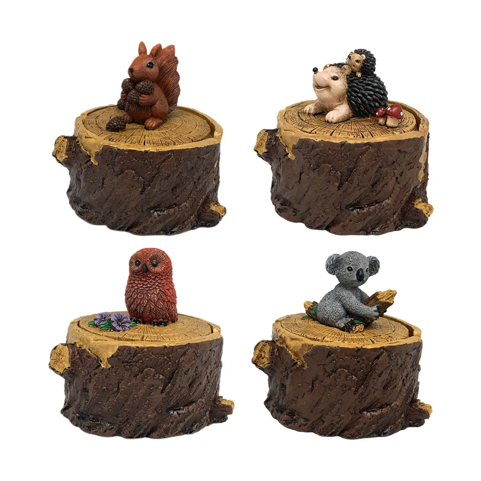 Animal Ashtray Decorative with Lid Accessories Gift Stable Retro Creative Novelty Organizer for Household Garden Desktop Outdoor