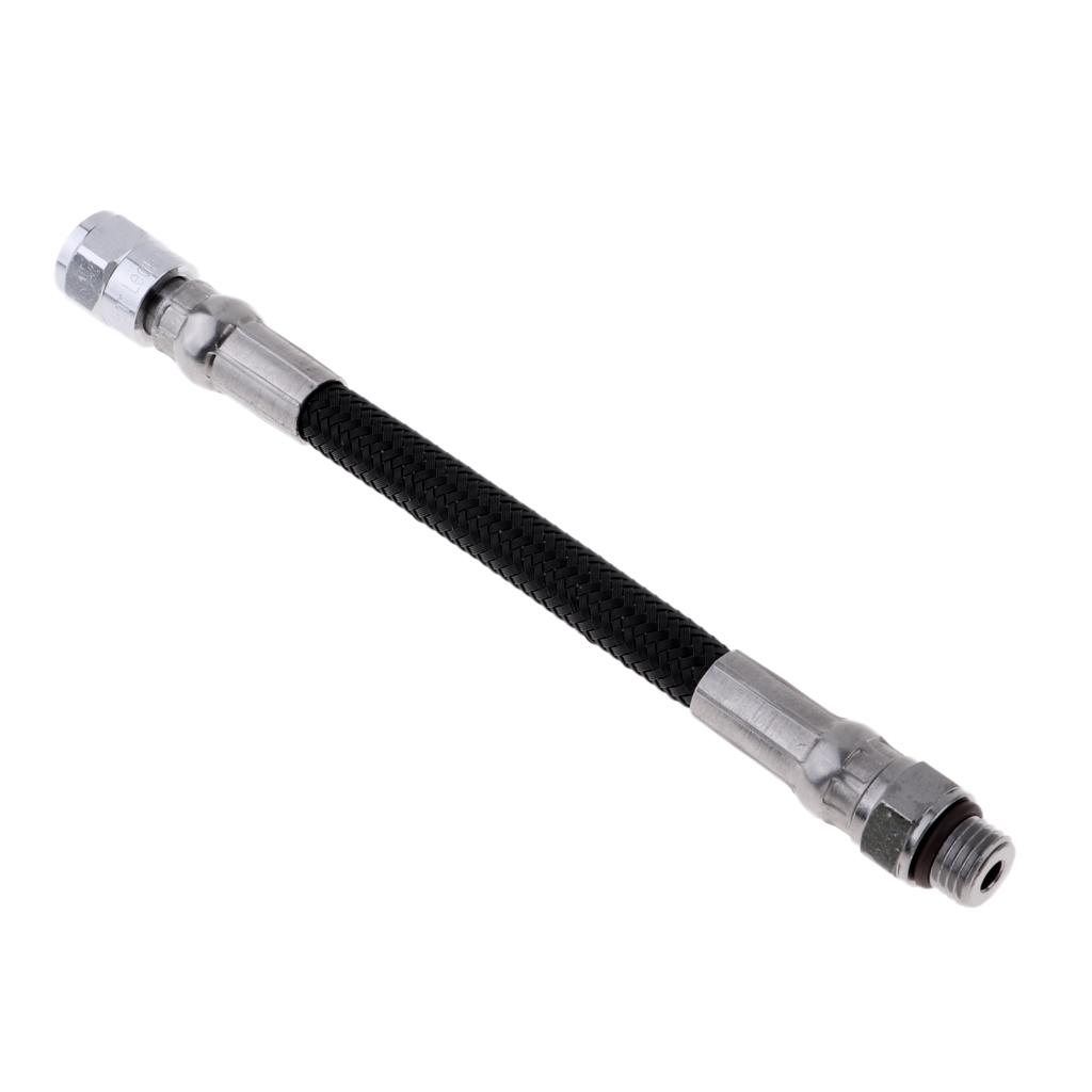 High quality black scuba diving high pressure hose for gauge,