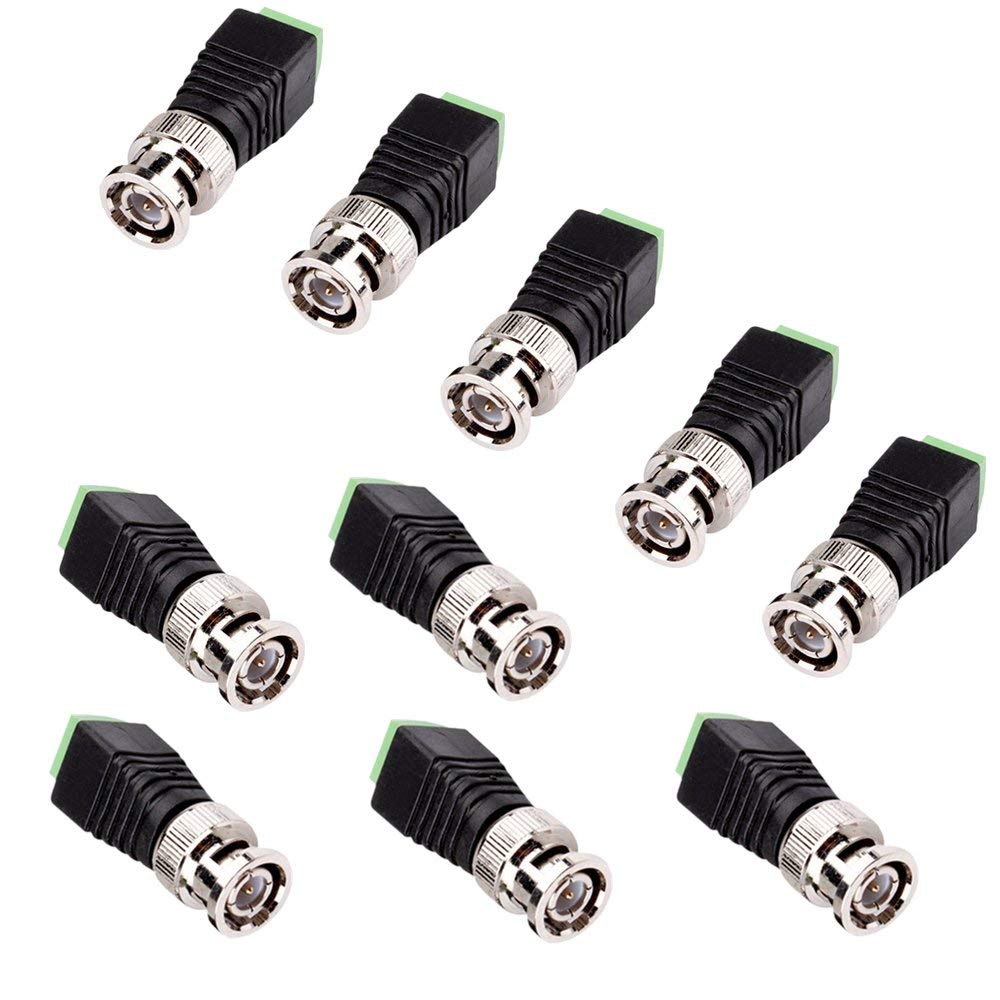 BNC Connectors DIY for CCTV Surveillance Video Camera Coaxial/Cat5/Cat6 Cables
