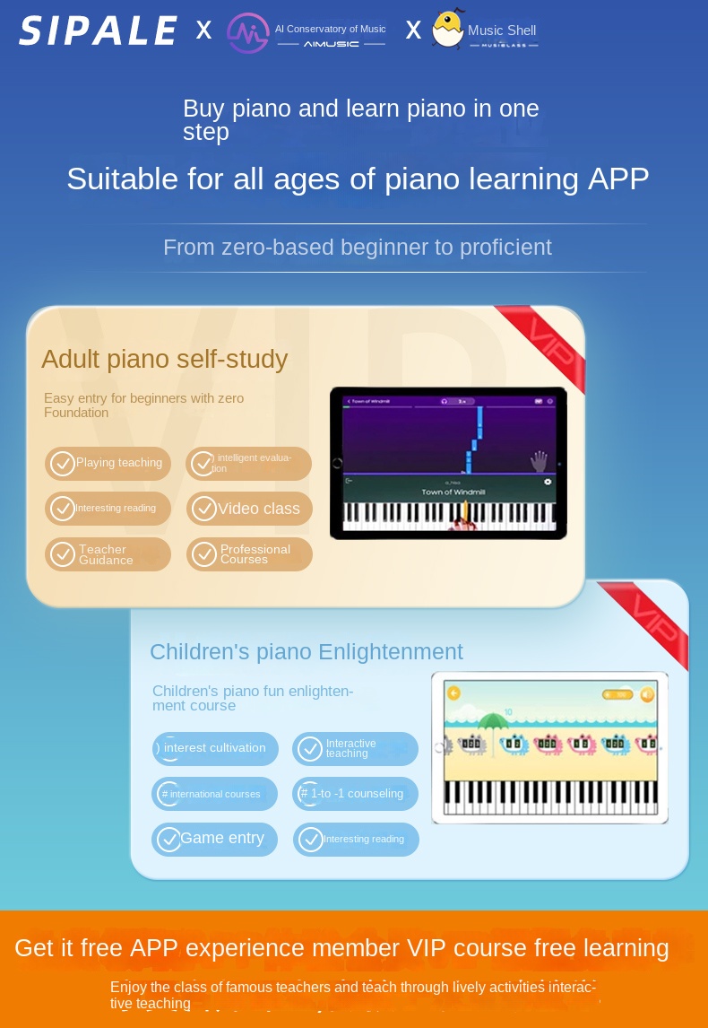 Title 10, Professional 88 Keyboard Electronic Organ Porta...