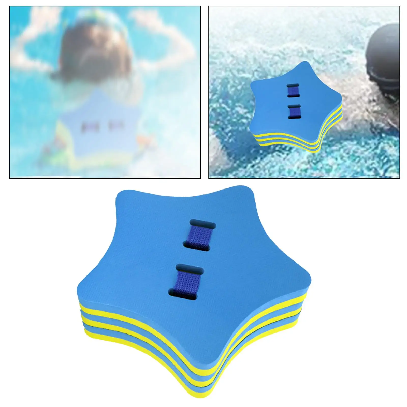 Adjustable Back foam floating Belt Waist Buoyancy Safety plate star Shaped Swim