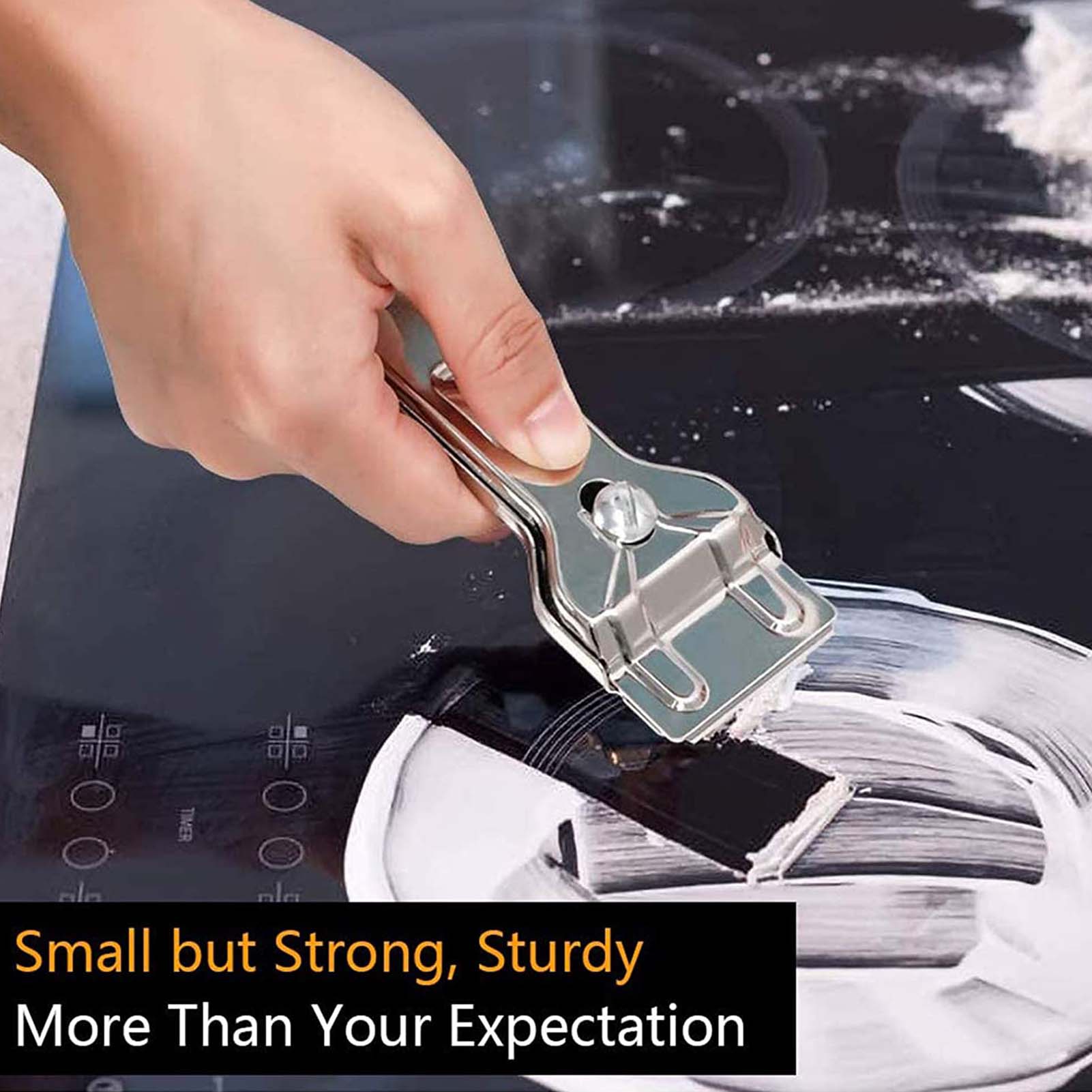 Description Picture 2 of itemCeramic Cleaning Remover Scraper Non Scratch Smooth Surface Cleaning Tool Cleaning Oven Window Home Kitchen Window Cleaning Tool