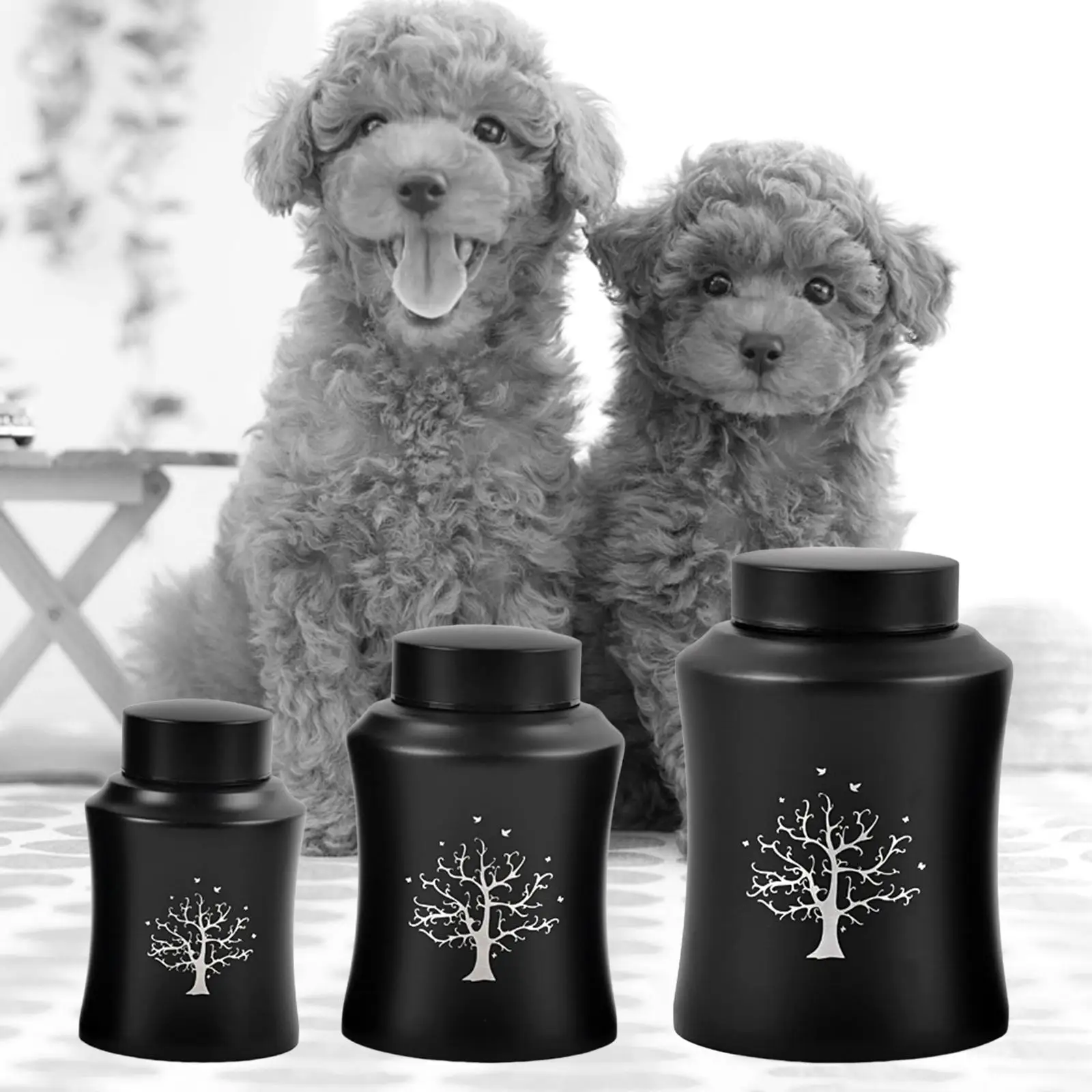 Pet Ash Urn Memories Peace and Comfort A Loving Resting Place Keepsake Souvenir Stainless Steel Urn Box for Dogs and Cats Ashes